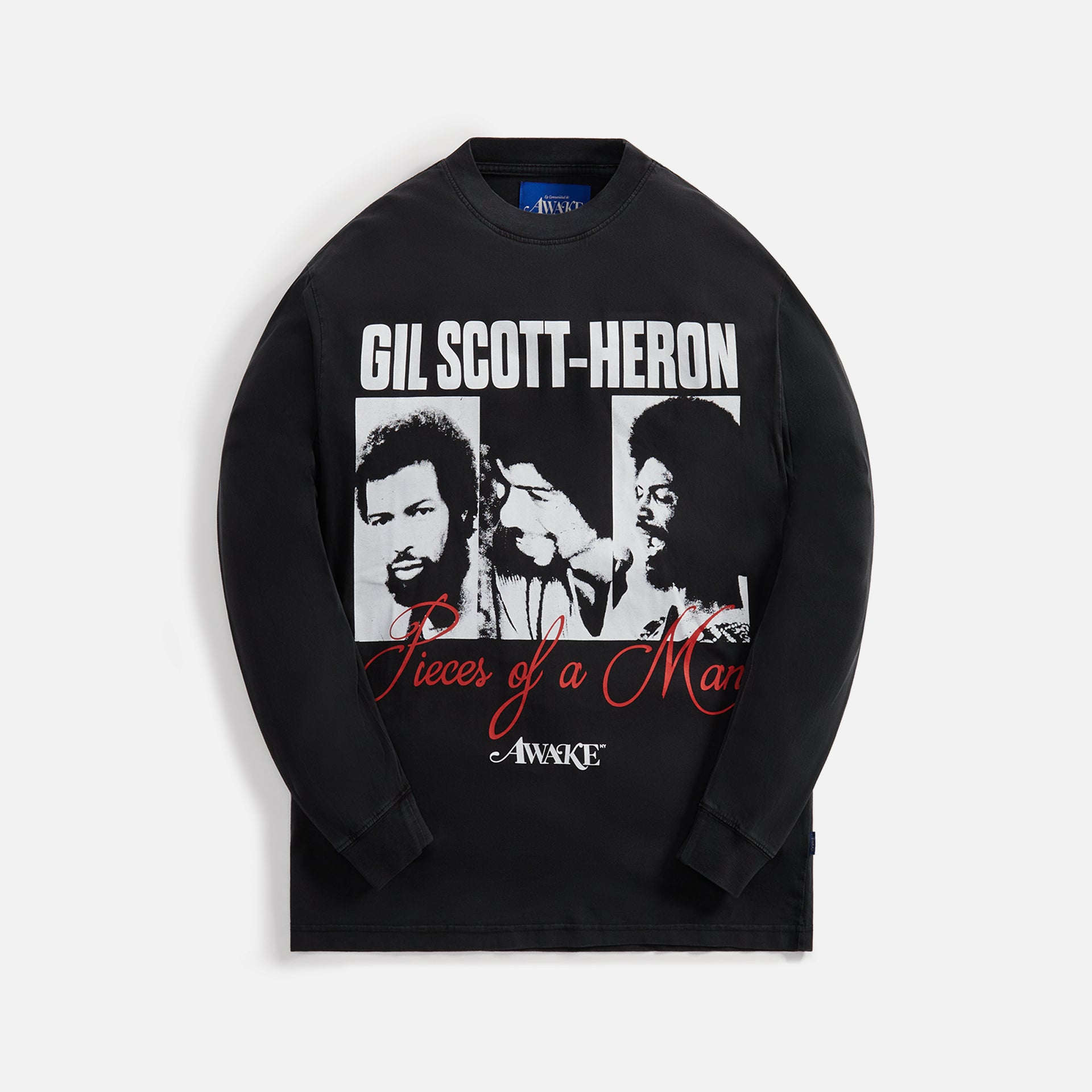 Awake NY X Gil Scott Heron Long Sleeve Tee - Charcoal