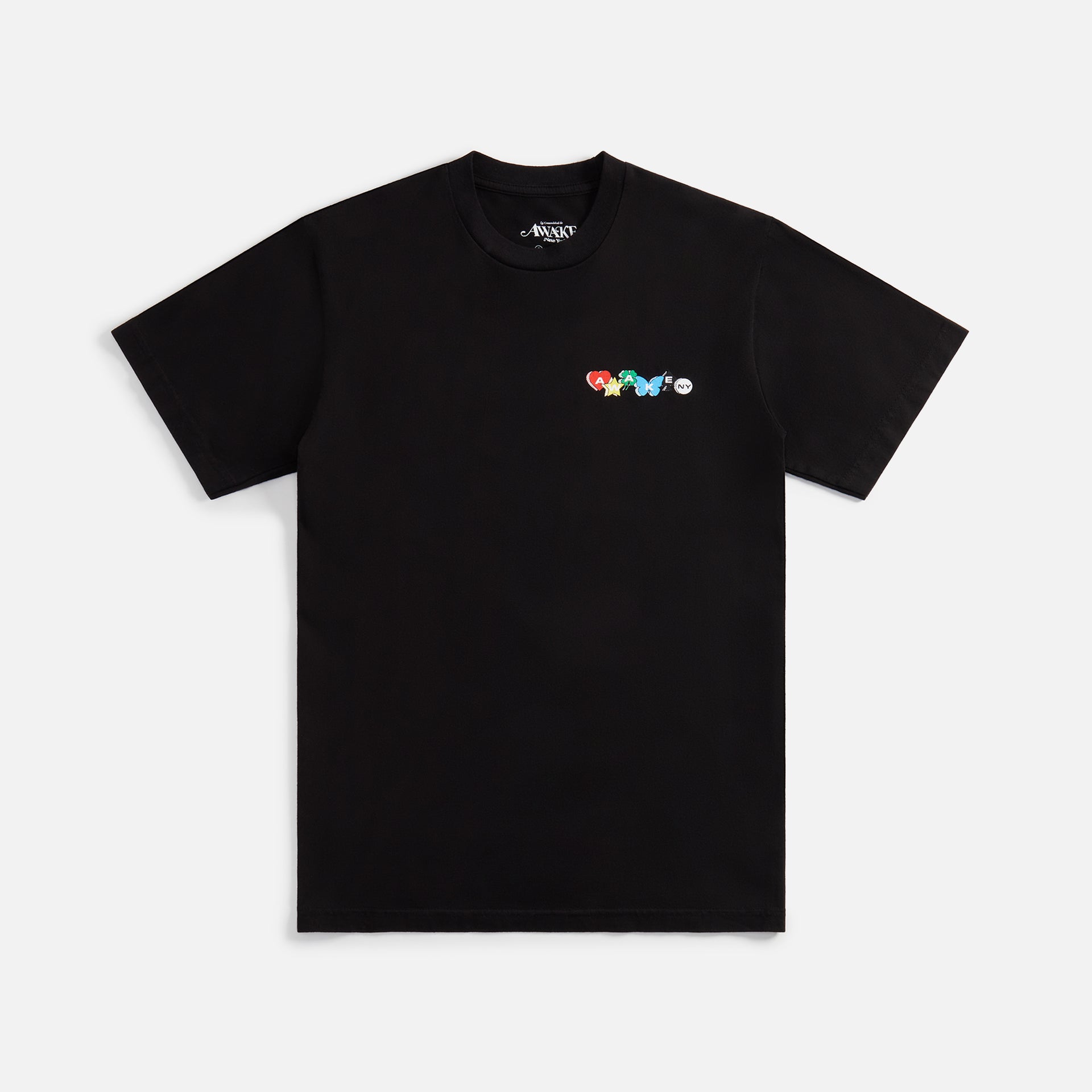 Awake NY Printed Charm Logo Tee - Black