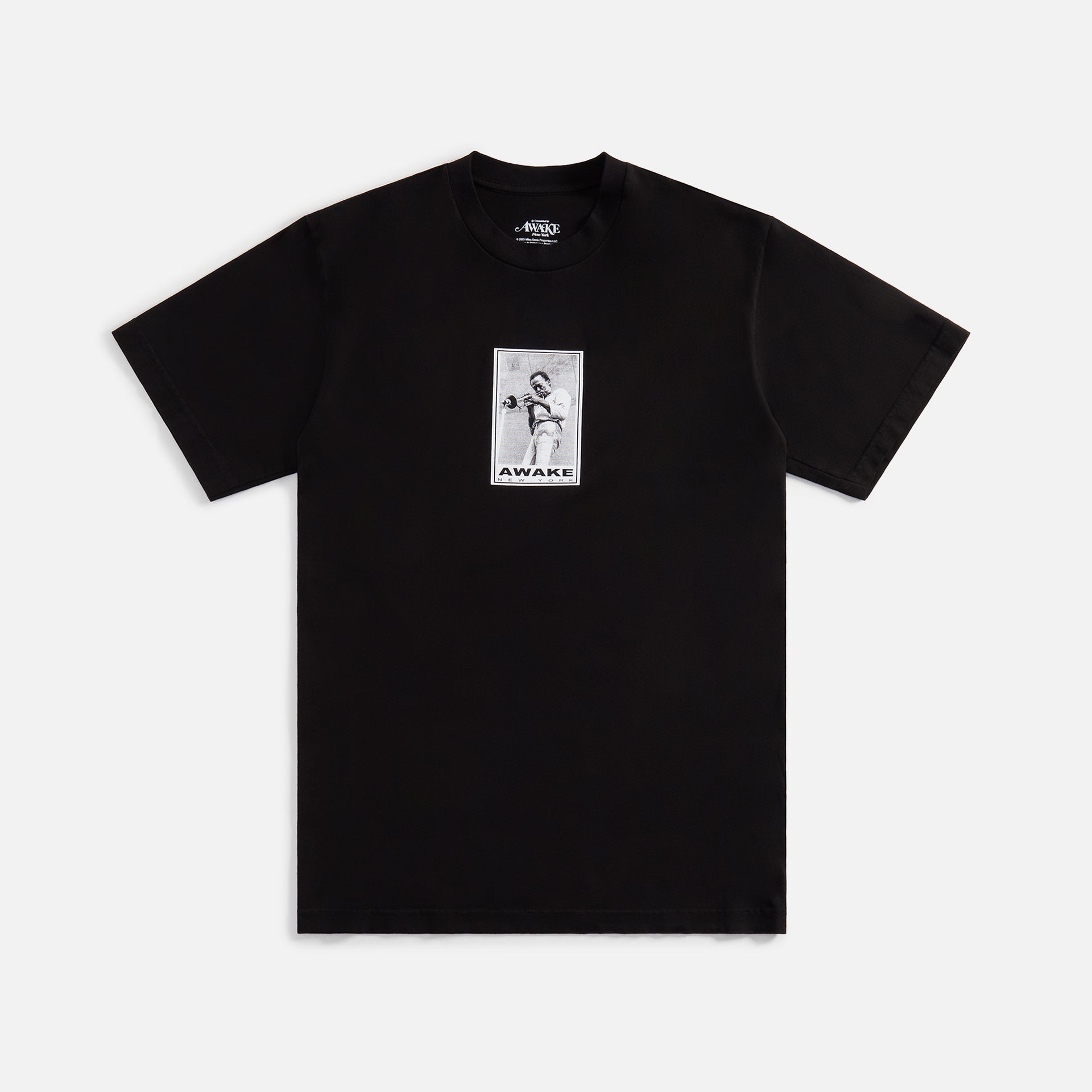 Awake NY Miles Davis Printed Tee - Black
