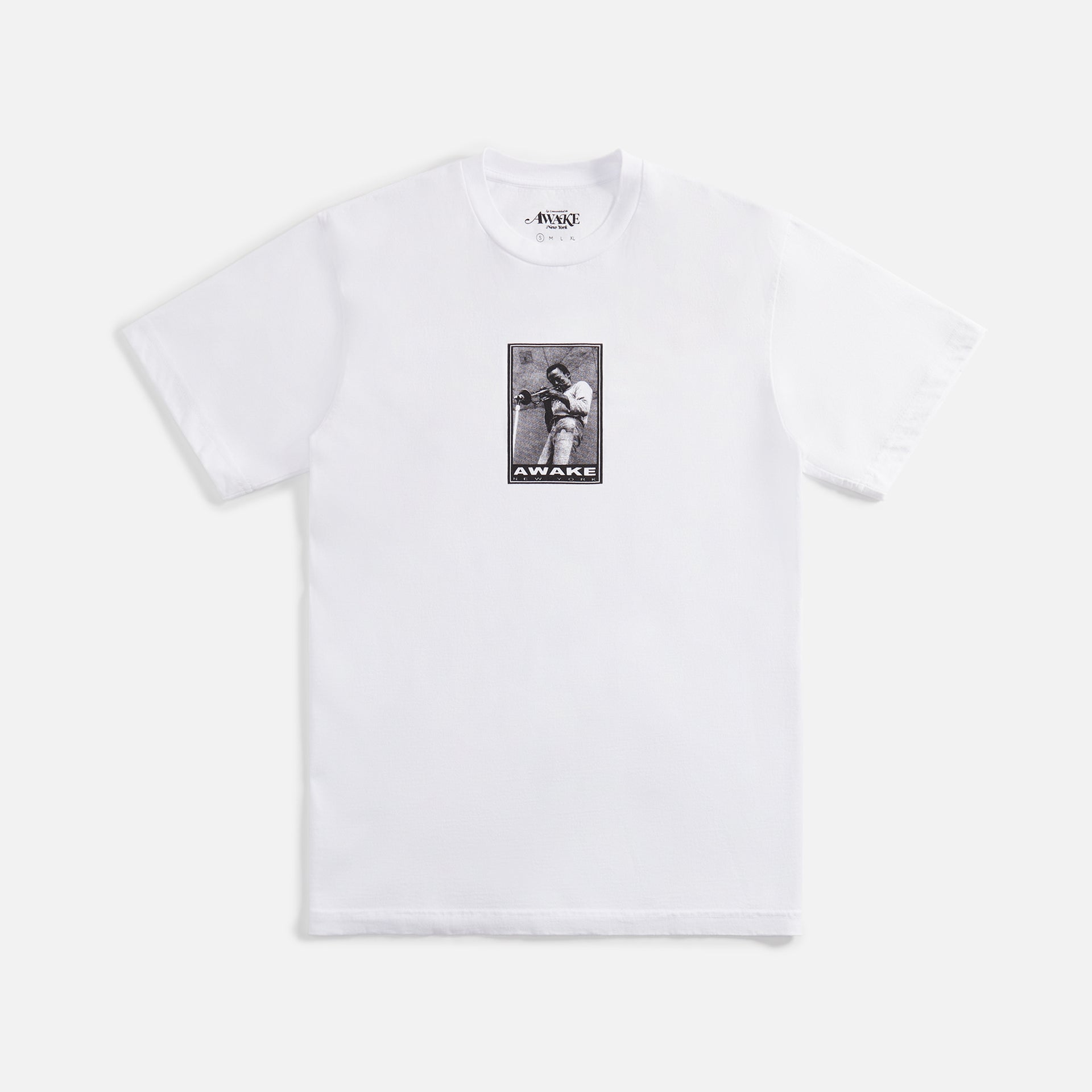 Awake NY Miles Davis Printed Tee - White