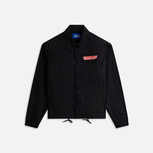 Classic Cotton Poplin Over Shirt W Logo Wheeler Coaches Jacket - Black