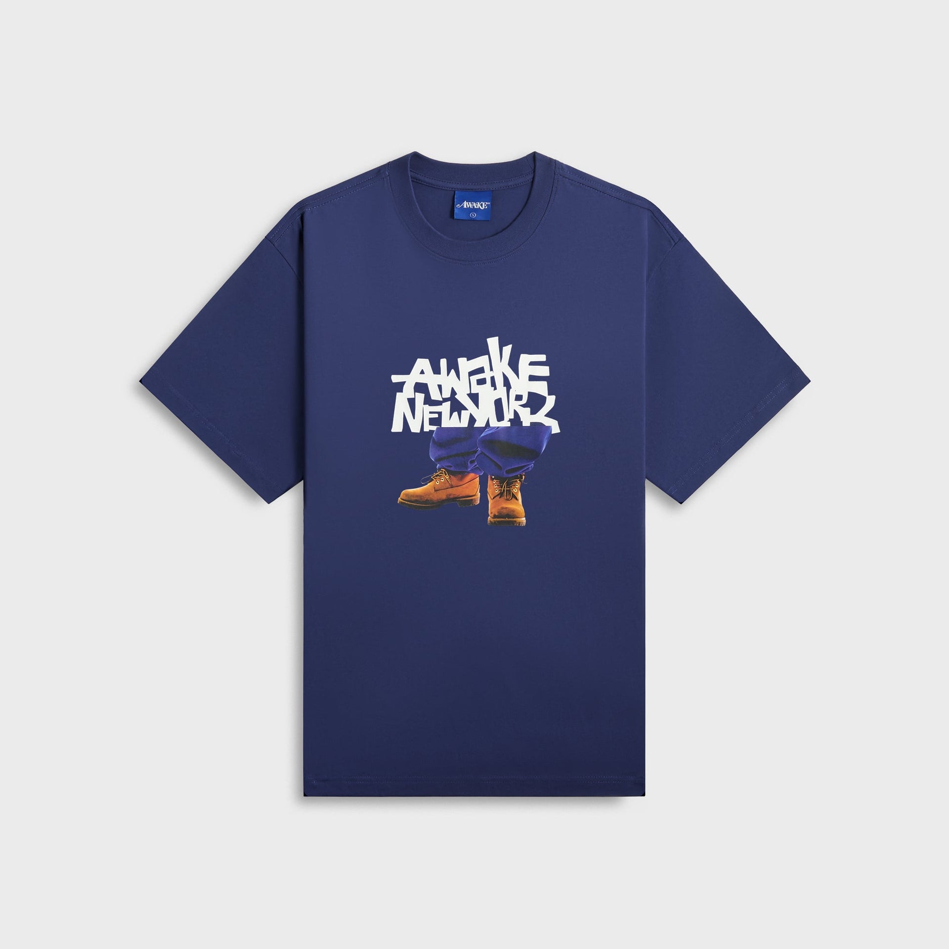 Awake NY Stomper Tee in Navy
