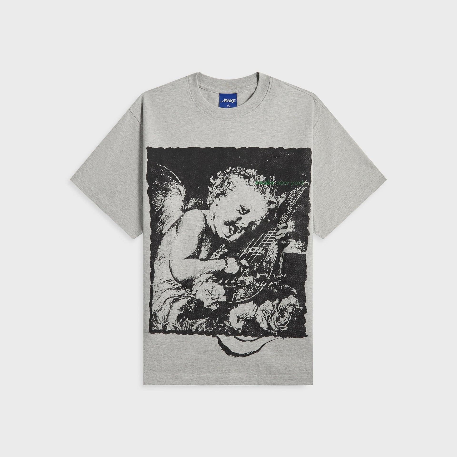 Awake NY Cherub Cities Tee in Heather Grey