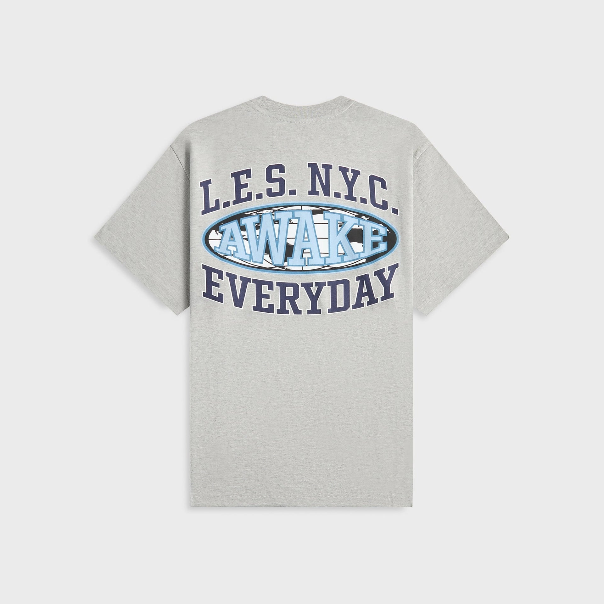 Awake NY Les Everyday Tee in Heather Grey