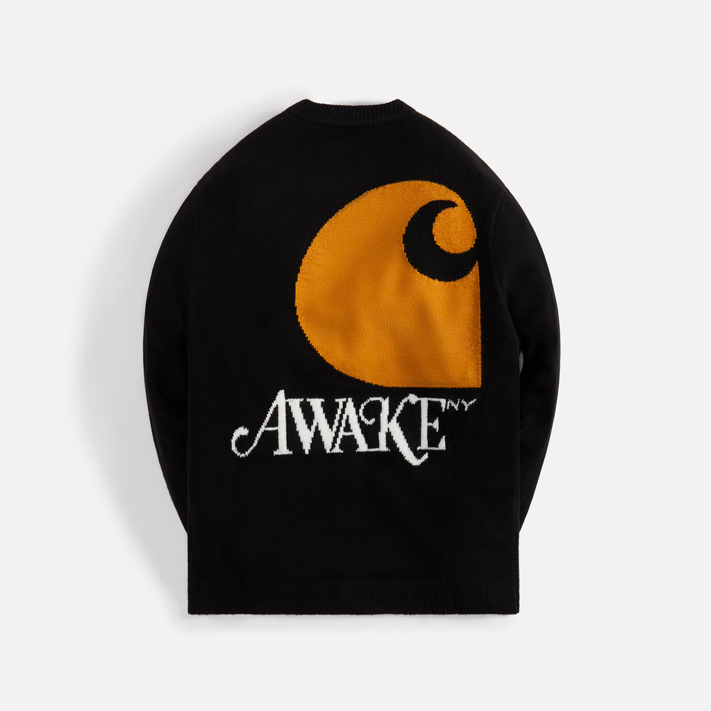 Awake NY x Carhartt WIP Cardigan - Black – Kith