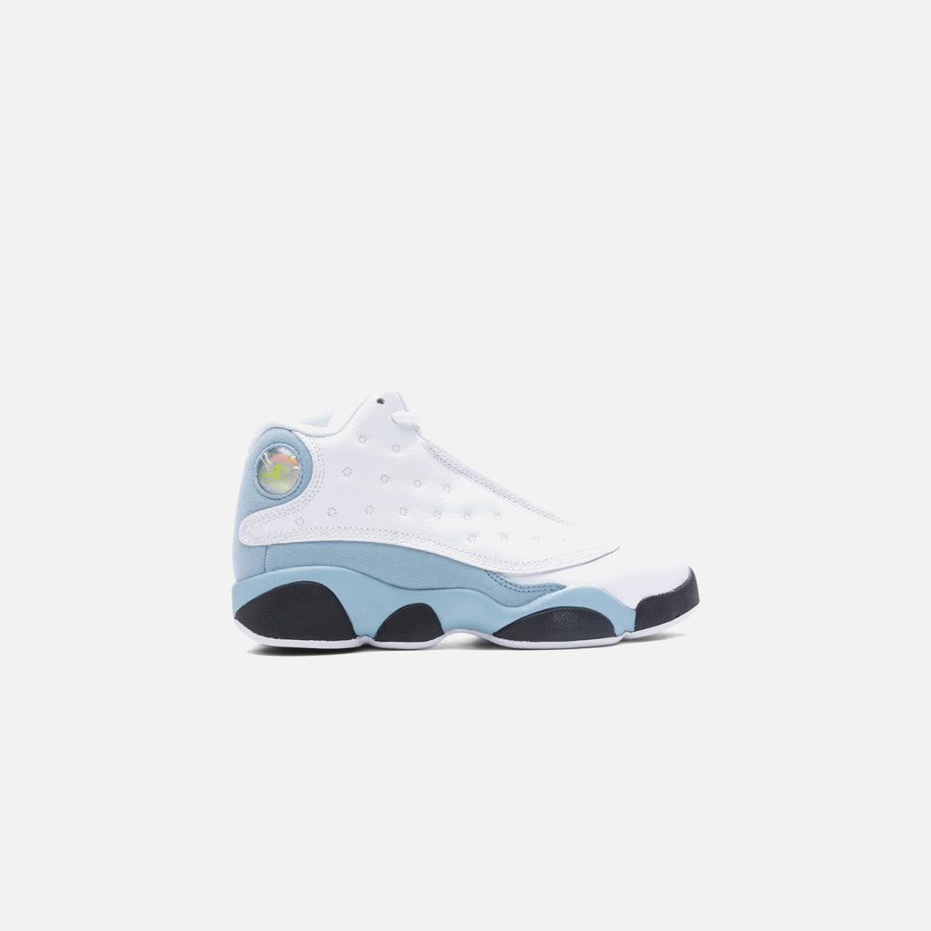 Nike PS Air Jordan 13 Retro White Yellow Ochre Blue Grey Biname fmedShops air jordan 11 72 10 fleece pants