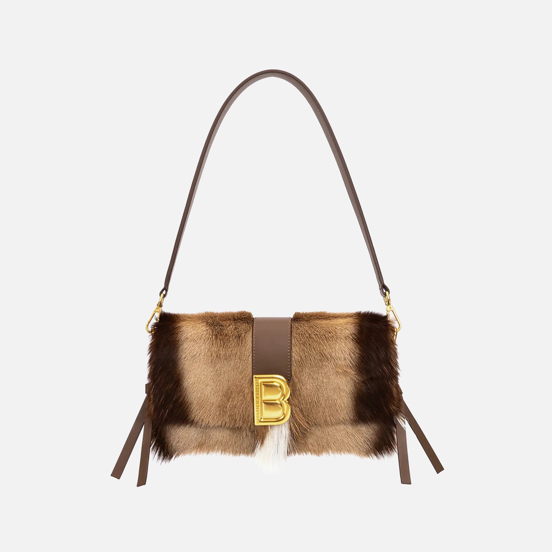 Brandon Blackwood Nia Ponyhair Bag - Brown Multi