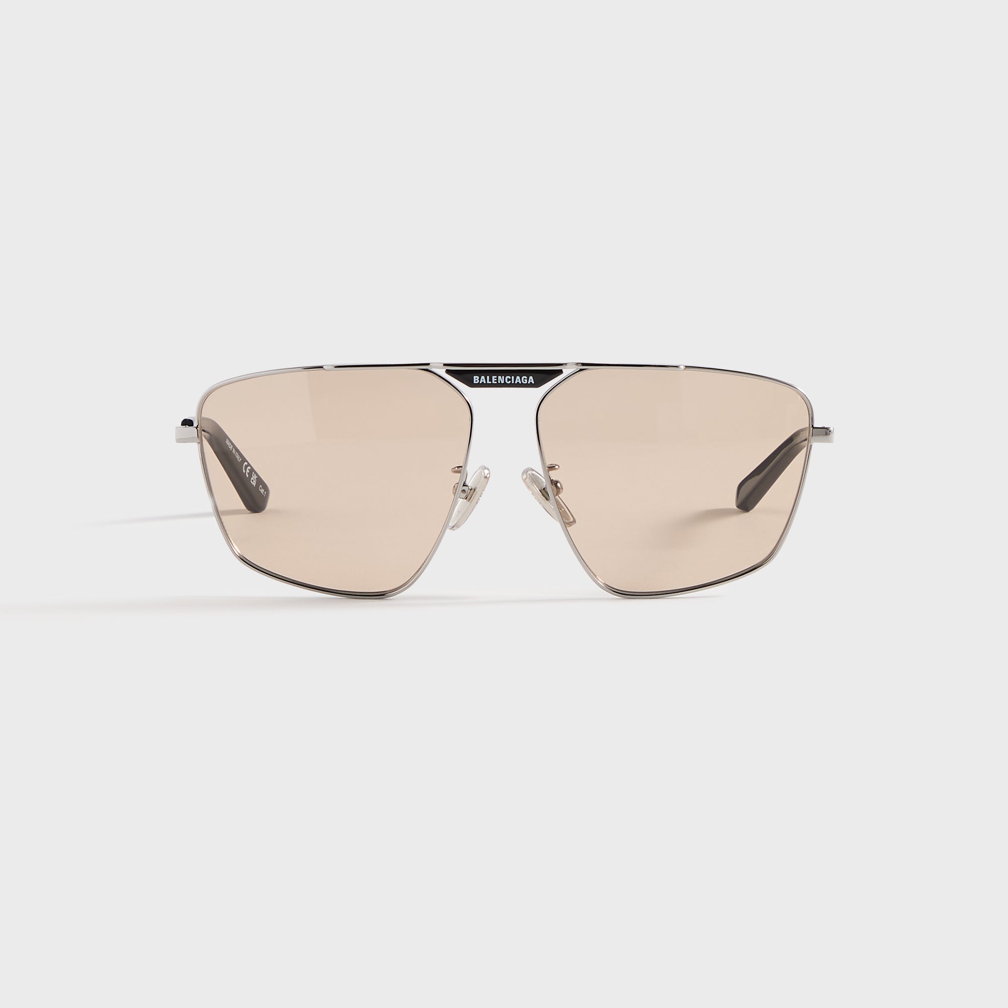 Balenciaga Square Sunglasses - Ruthenium / Brown – Kith