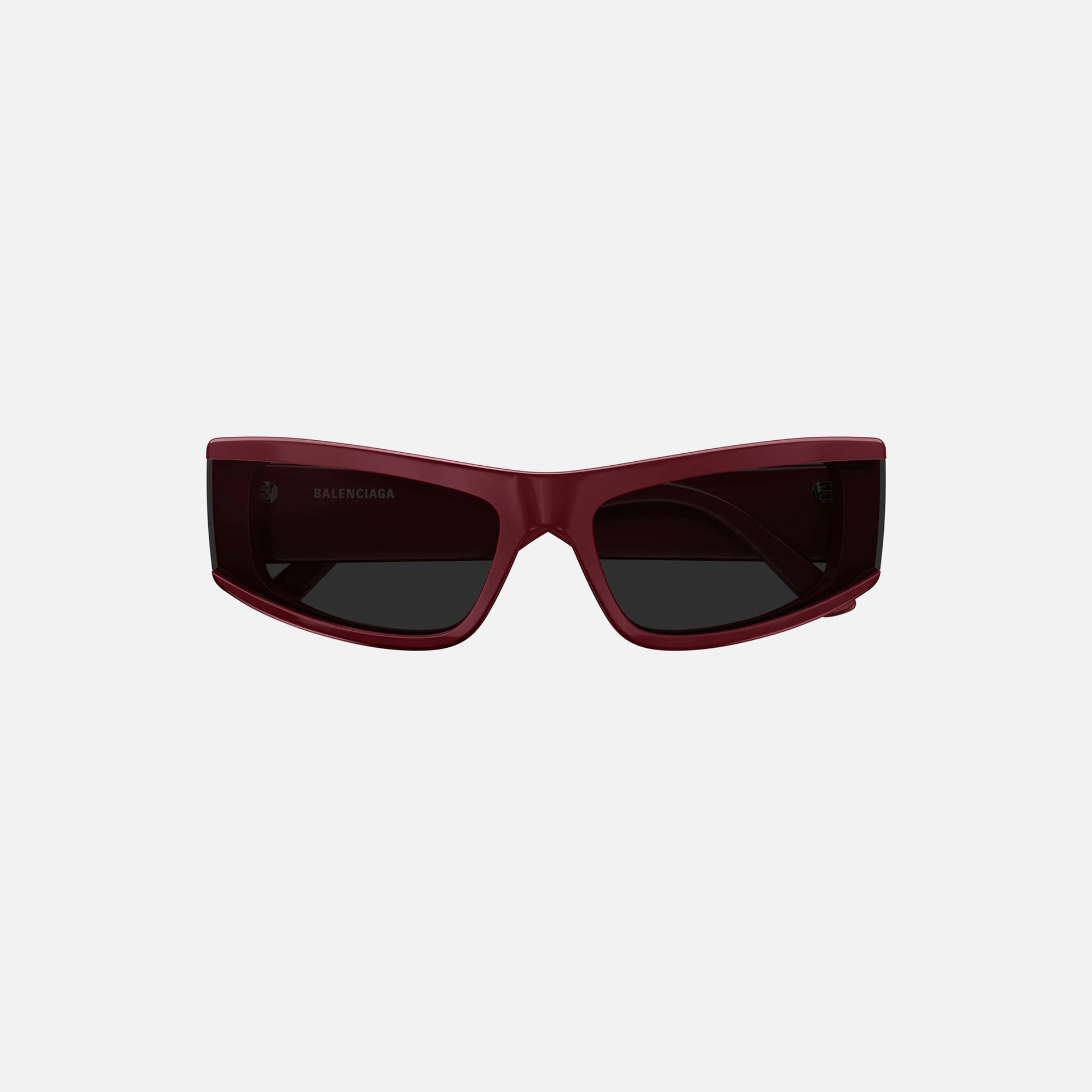 Balenciaga Acetate Rectangle Frame - Burgundy