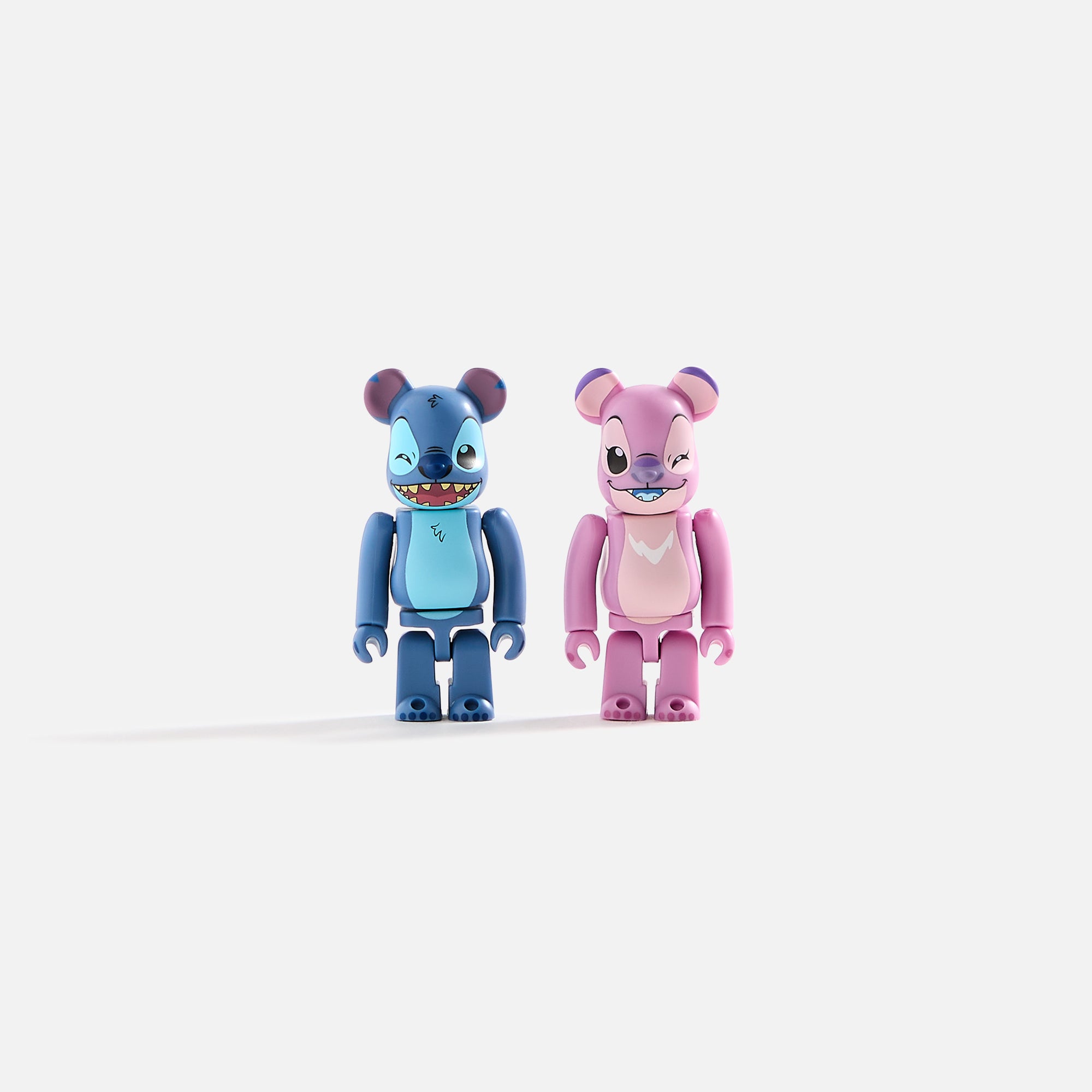 Medicom Toy BE@RBRICK Stitch and Angel 100% 2pcs Set – Kith