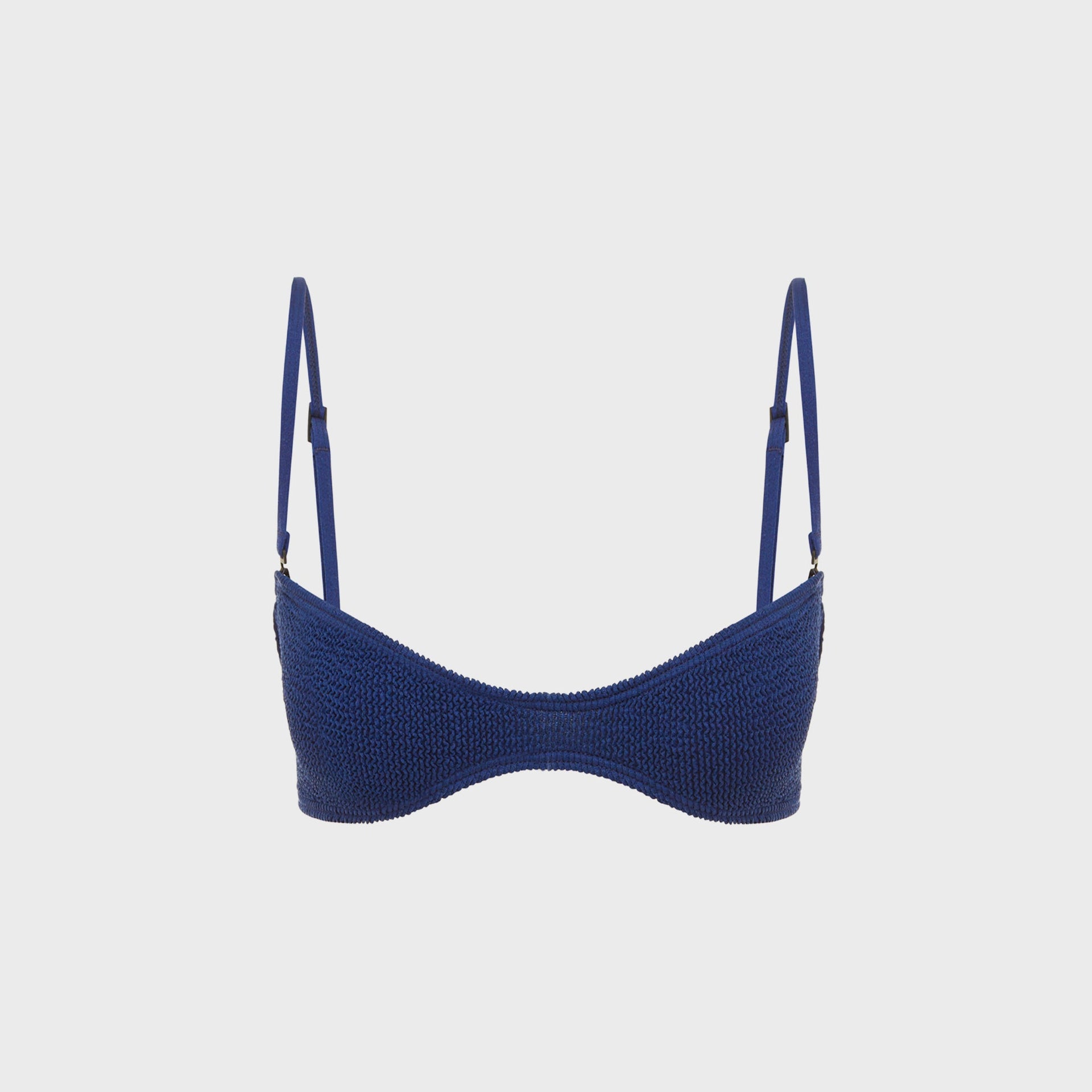 Bond Eye Layla Crop Bikini Top in Midnight Shimmer