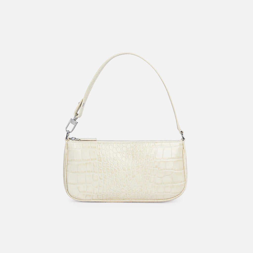 By Far Rachel Croc-effect Shoulder Bag