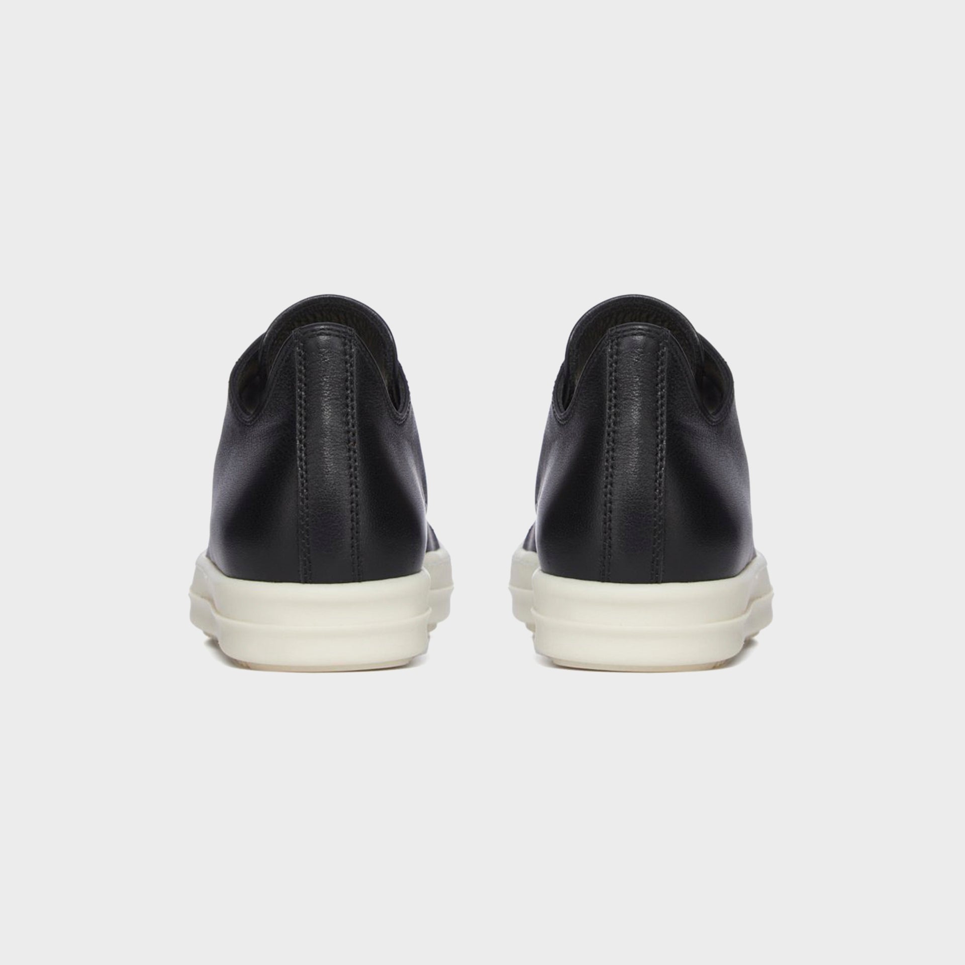 Rick Owens Kids Low Sneakers Scarpe in Pelle - Black / Milk / Milk