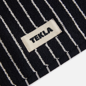 Tekla Bath Mat - Black Stripes