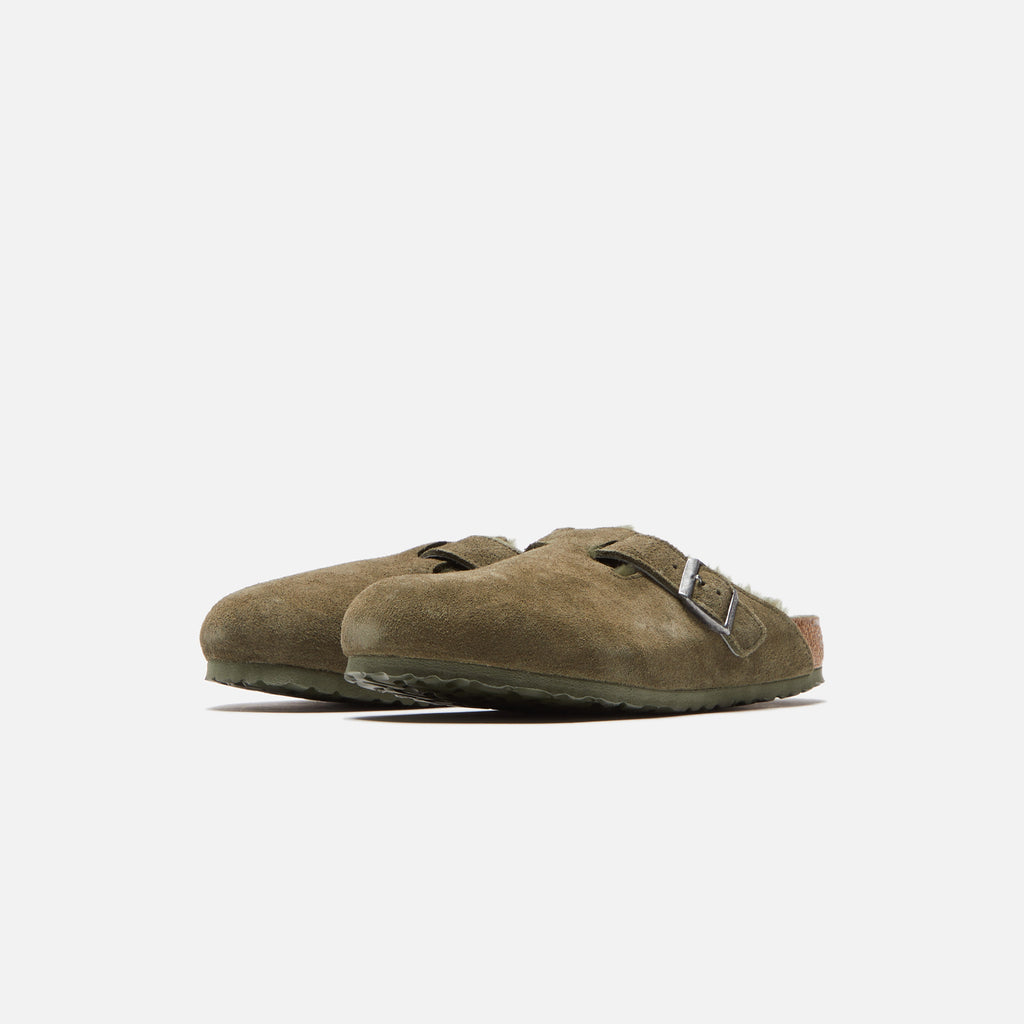 Birkenstock boston shearling store forest