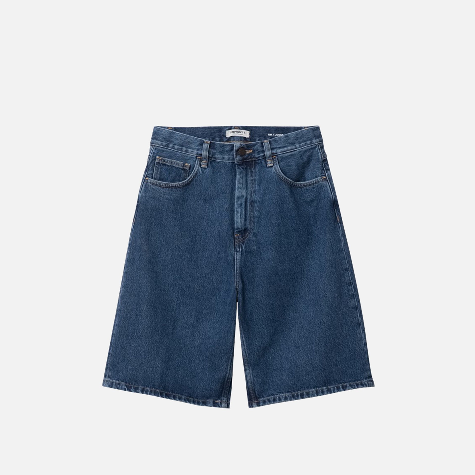 Carhartt WIP W Brandon Short in Stone Washed Blue