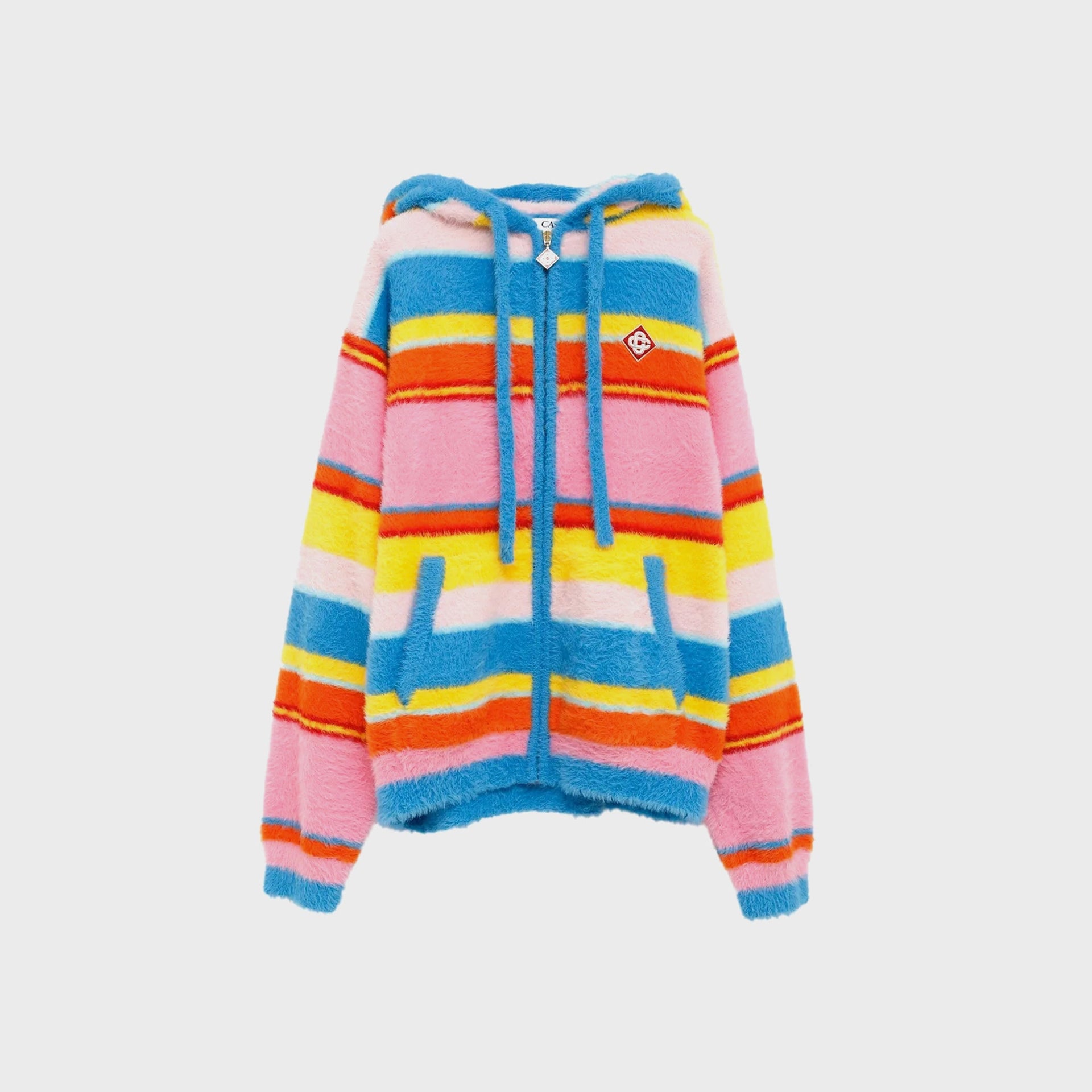 Casablanca Fluffy Oversized Hoodie in Multi