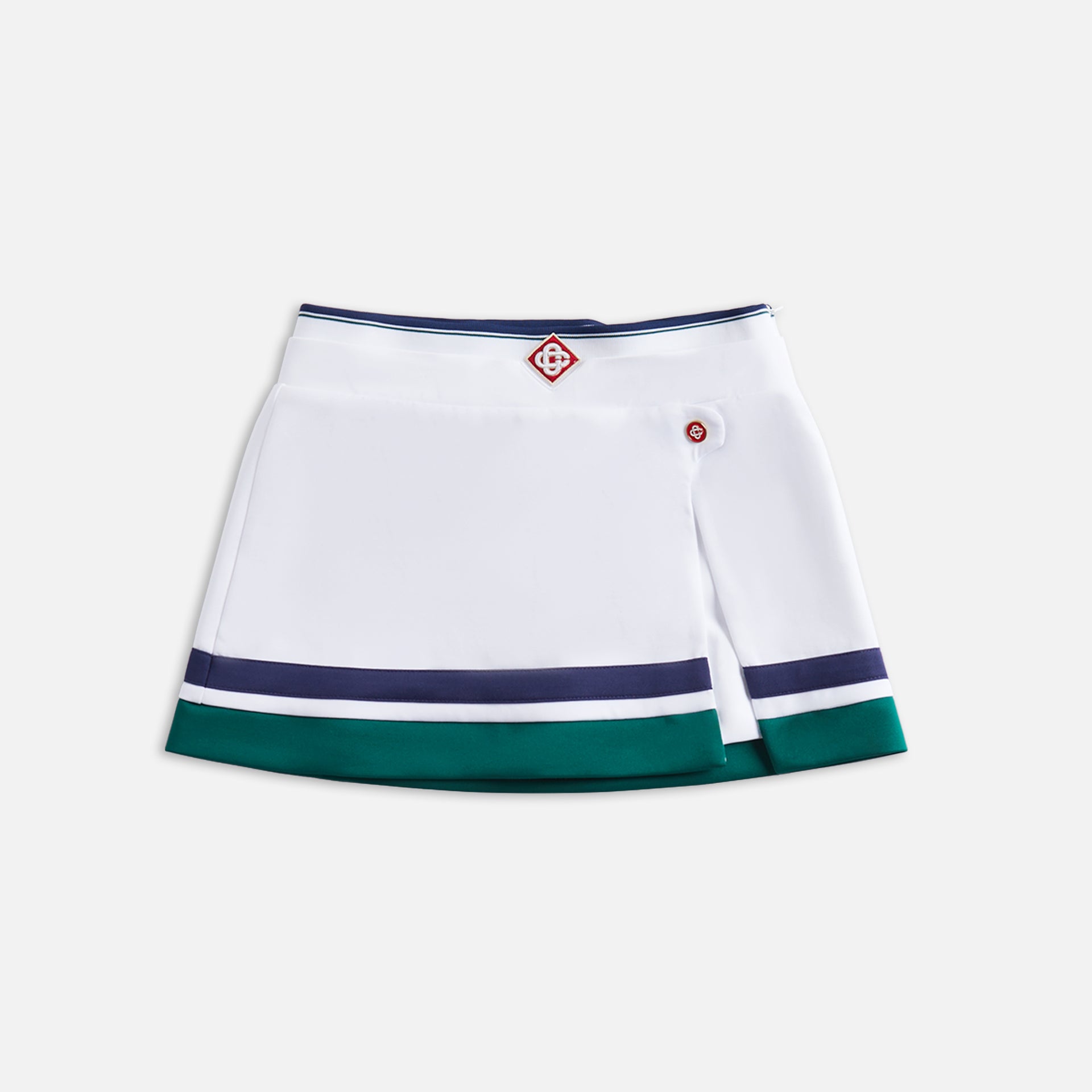 Casablanca Track Skort - White