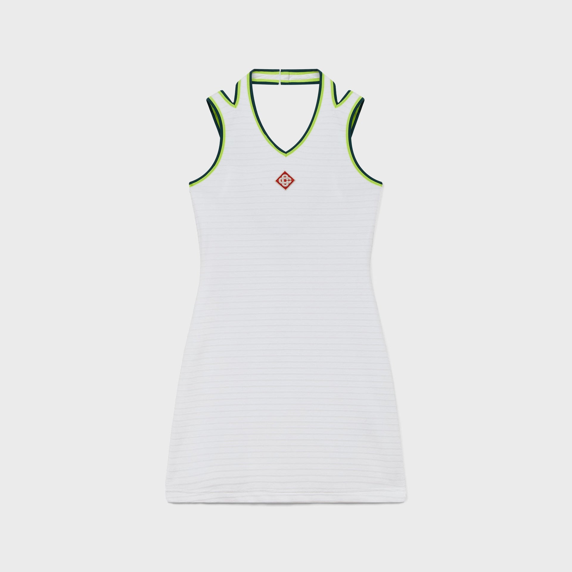 Casablanca Hippie Tennis Dress in White