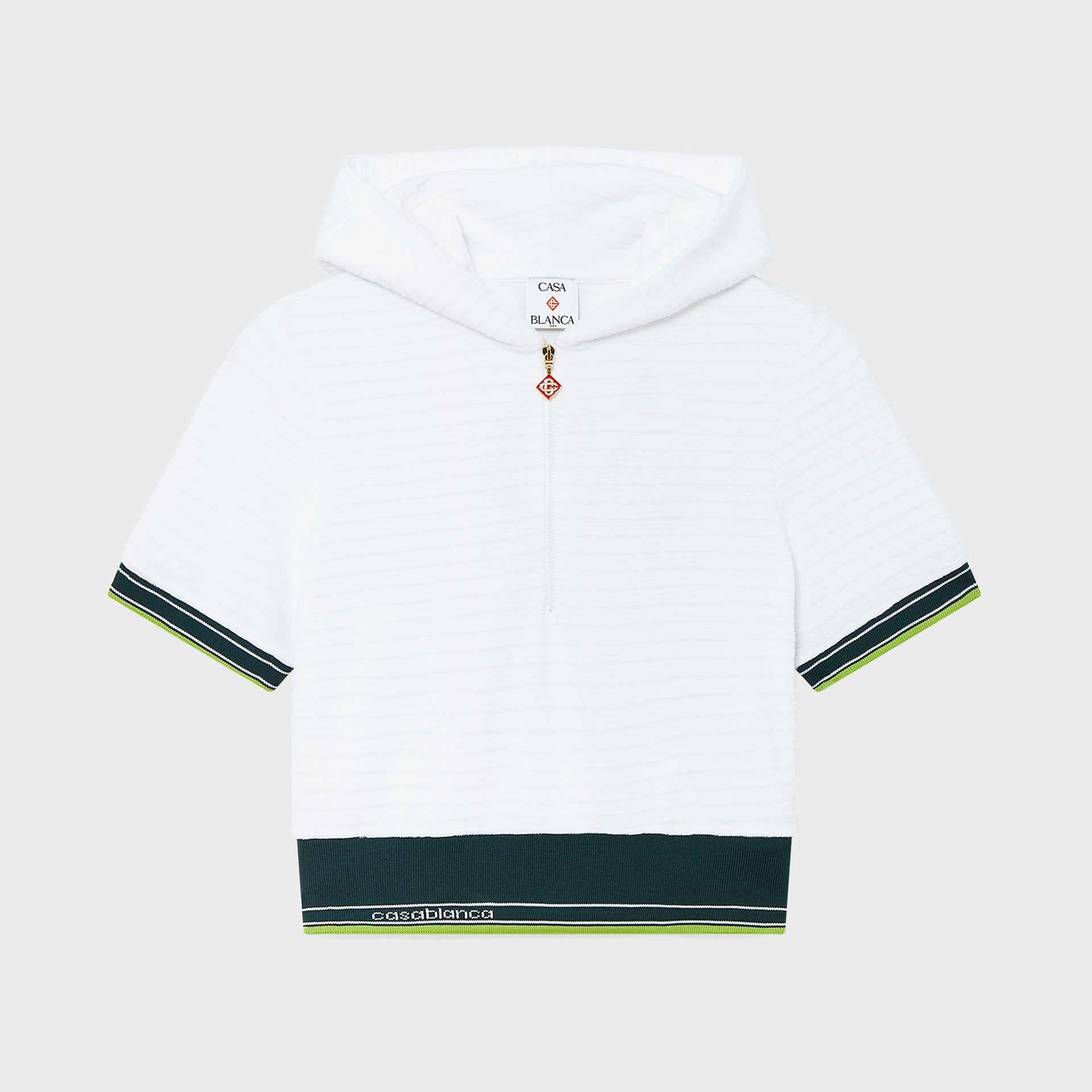 Casablanca Hippie Tennis Hood Top in White
