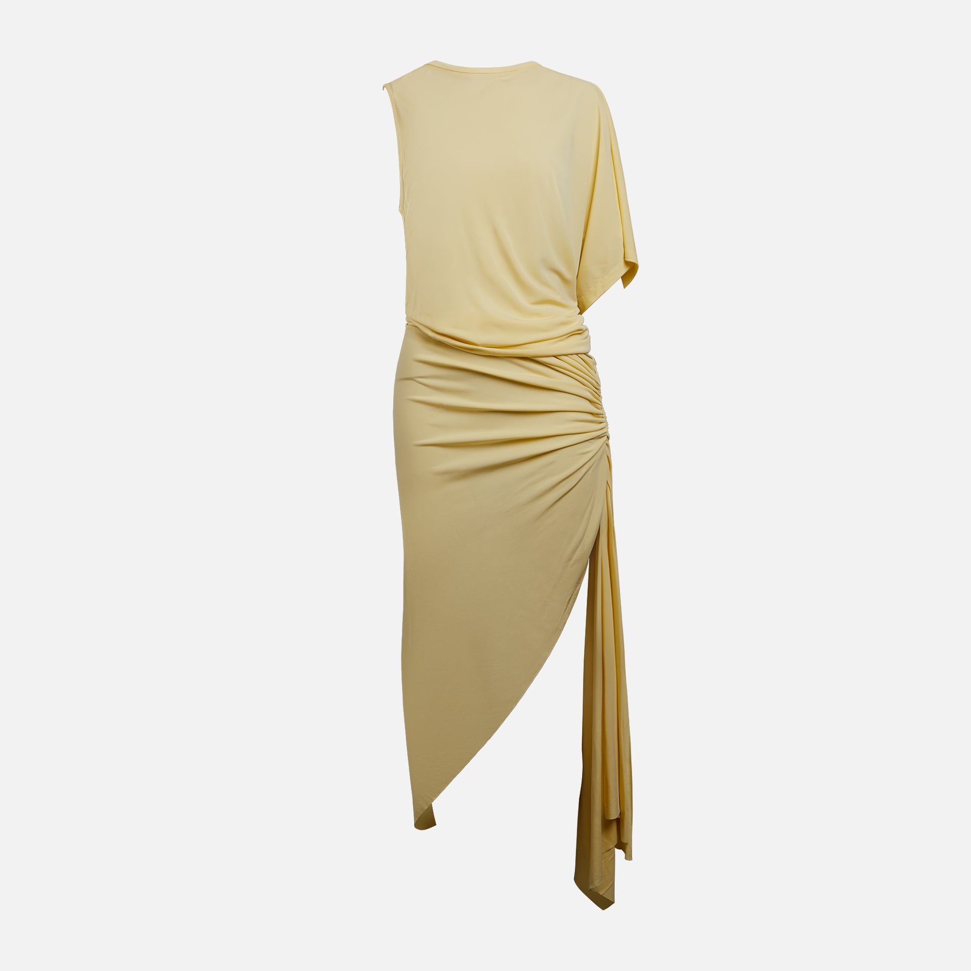 Christopher Esber Monstera Cut Wrap Dress - Yellow