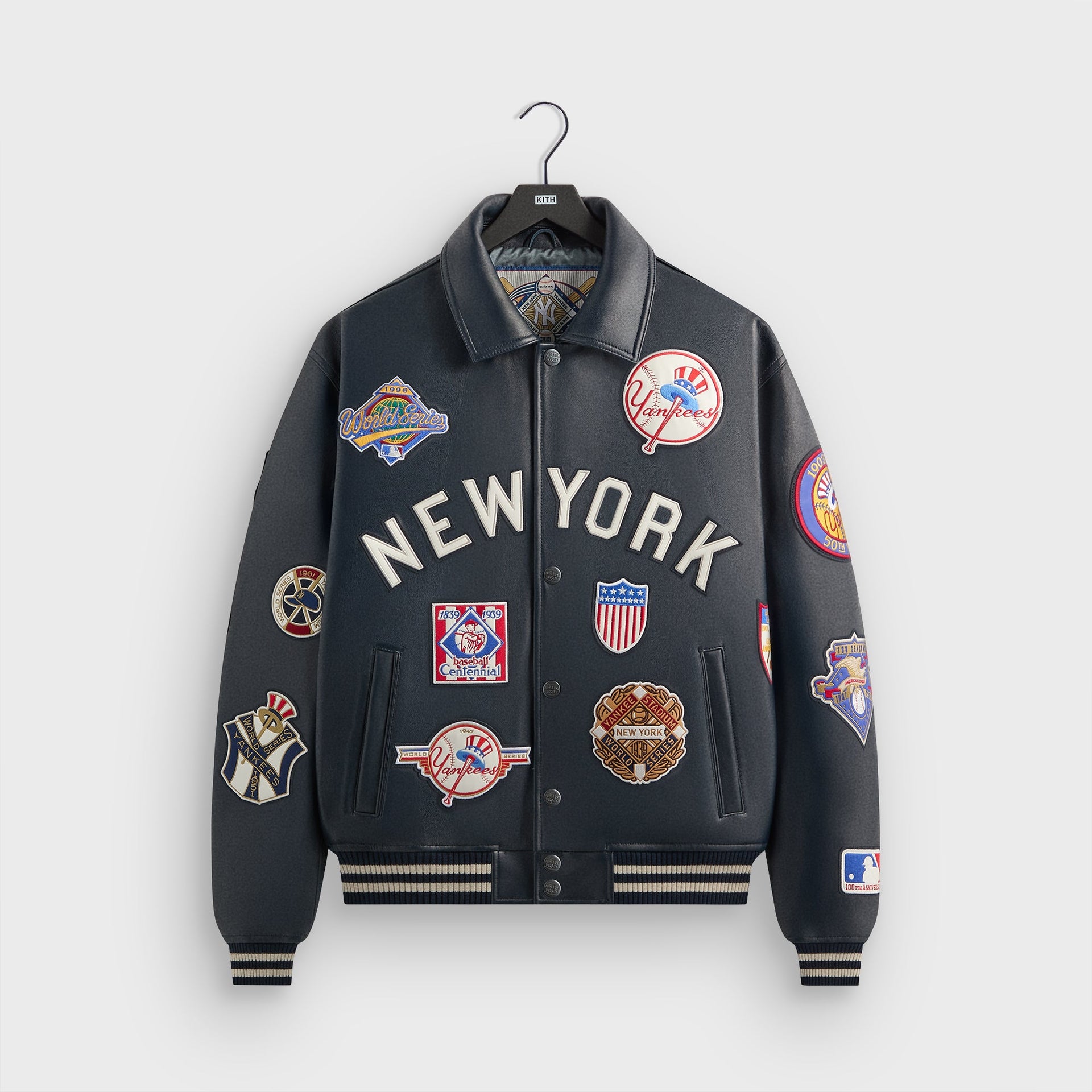 Erlebniswelt-fliegenfischenShops & AVIREX for the New York Yankees Leather Jacket - Nocturnal