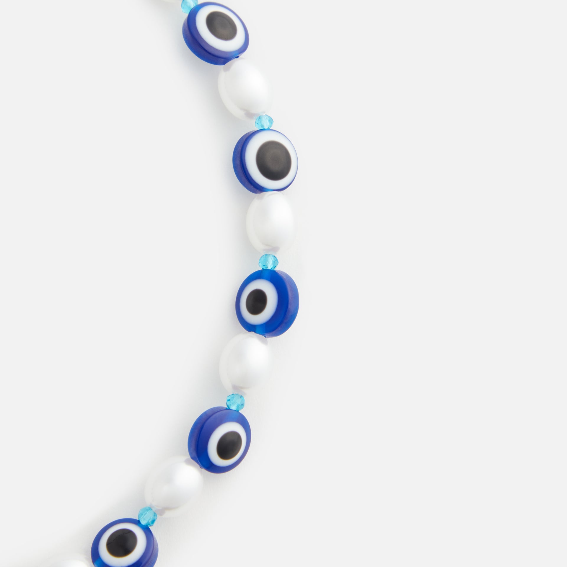 Crystal Haze Evil Eye Phone Bracelet - Azure
