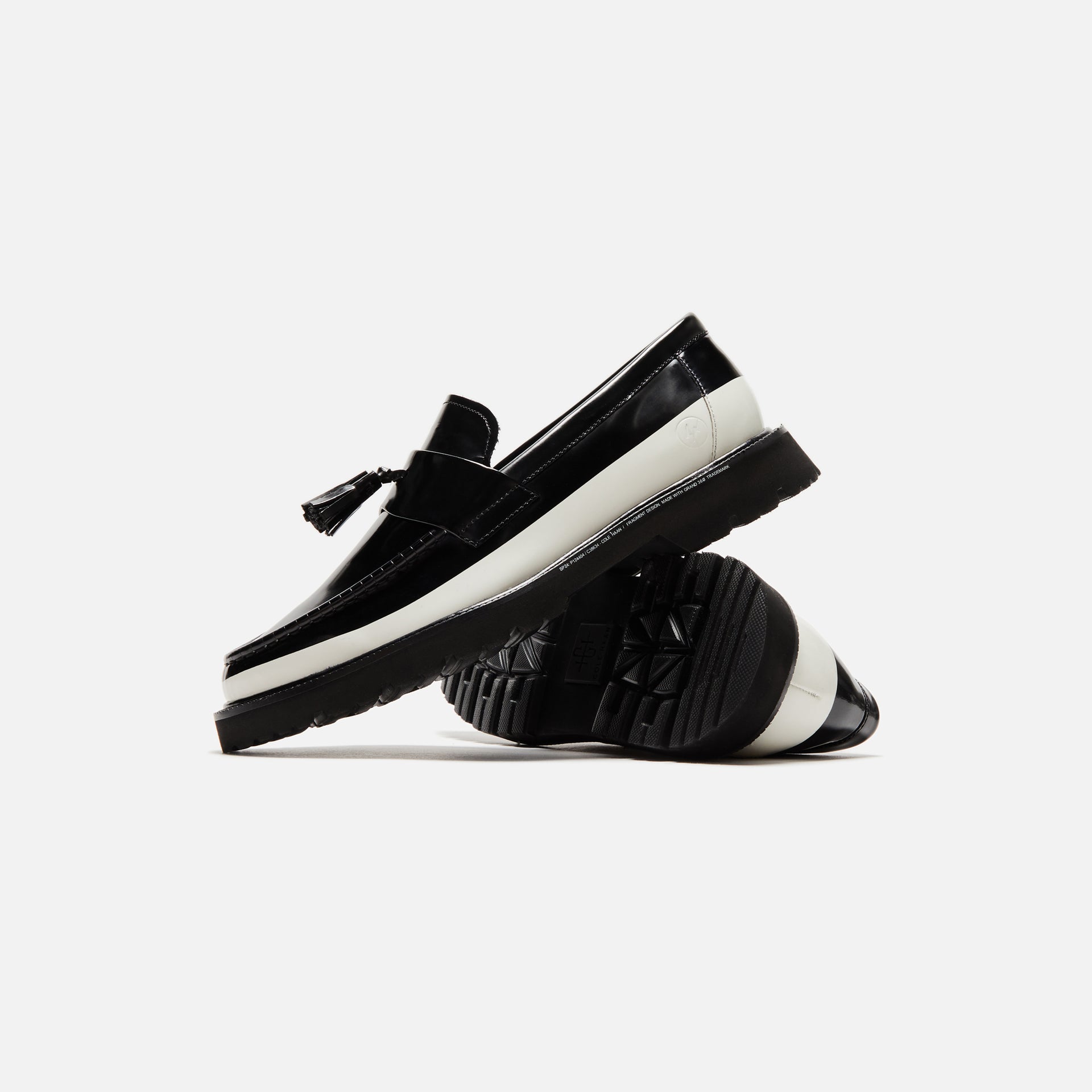 Cole Haan x Fragment Tassel Loafer - Black / White / Black