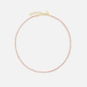 Crystal Haze Mini Serena Necklace - Pink