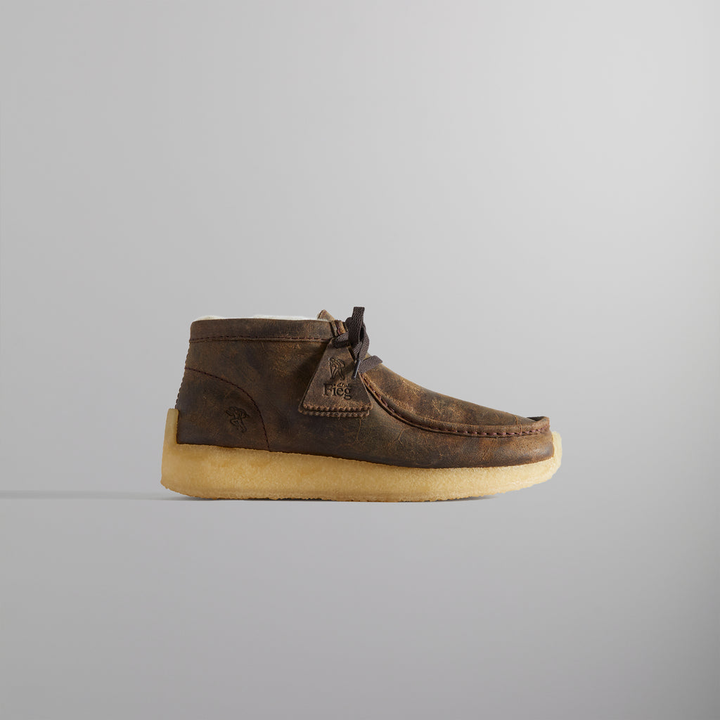 Ronnie Fieg for Clarks Originals 8th St Rossendale Boot - Shearling  Chocolate