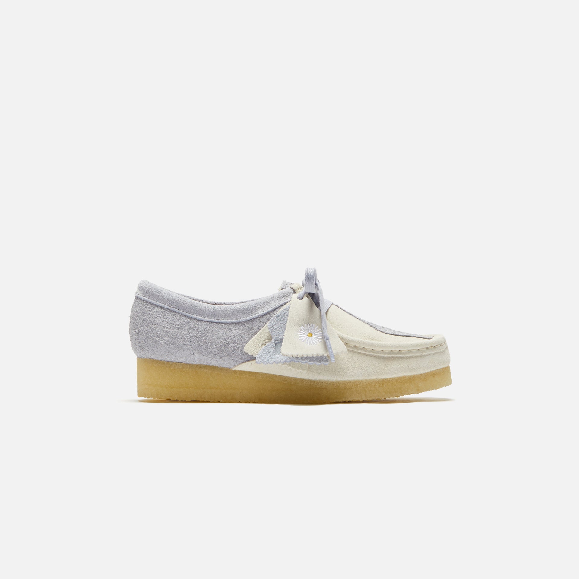 Clarks WMNS Wallabee - Cloud Grey Combi