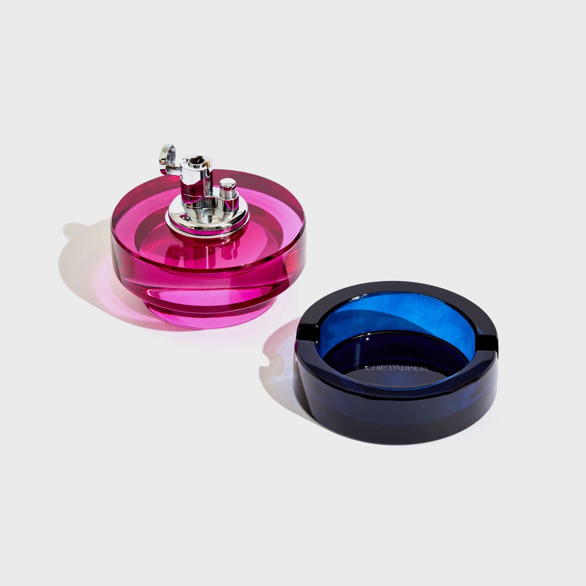 Edie Parker Glass Tabletop Lighter - Mixed Berry