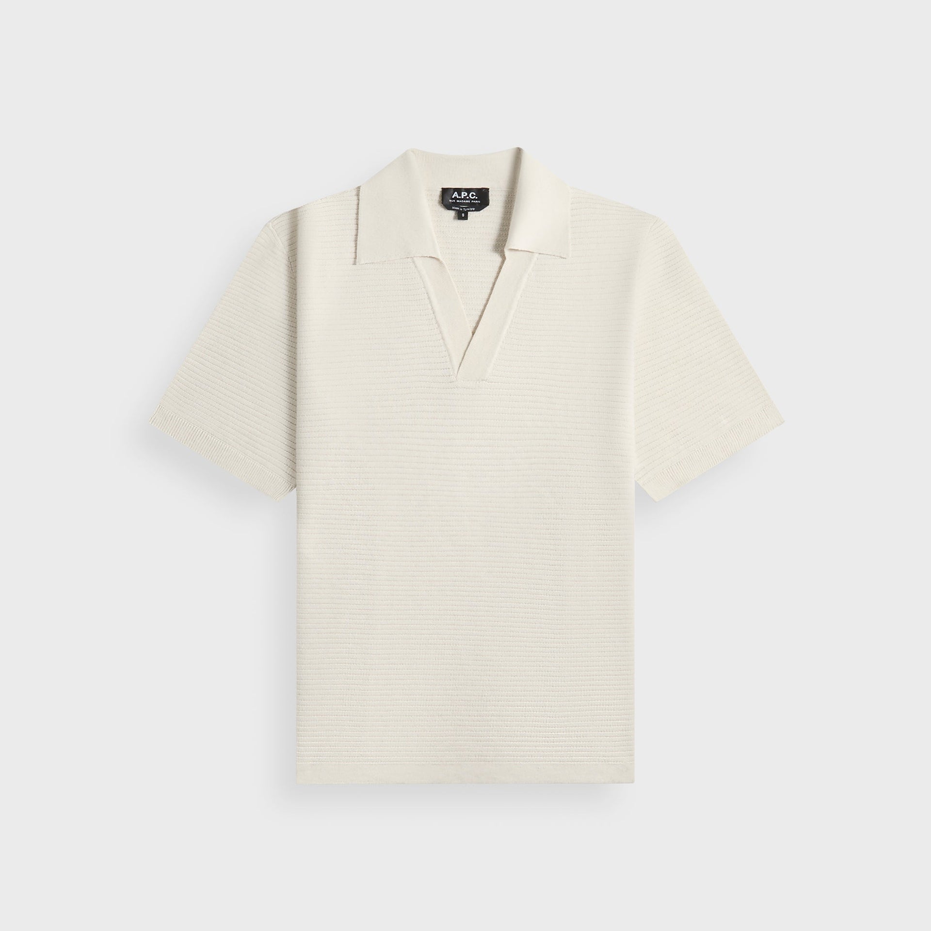 A.P.C. Polo Livio - Heathered Ecru