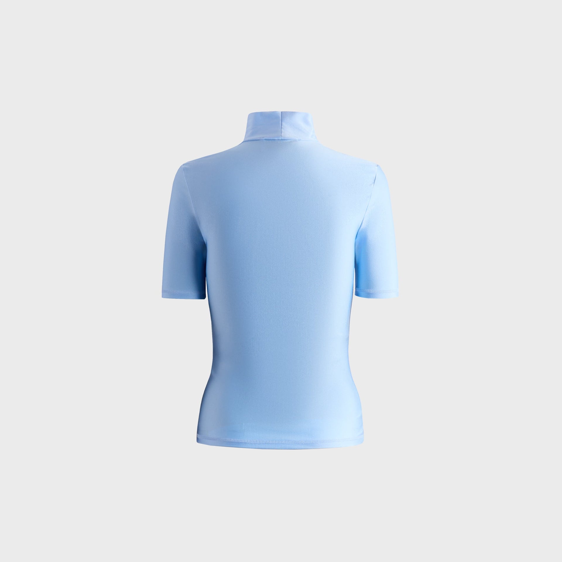 Coperni High Neck Fitted Top in Blue