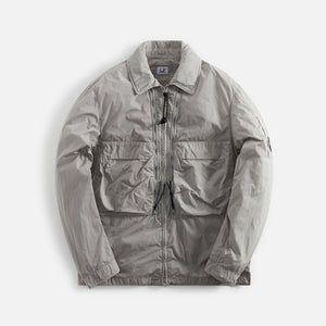 CP Company Chrome-R Concealed Hood Overshirt - Grey