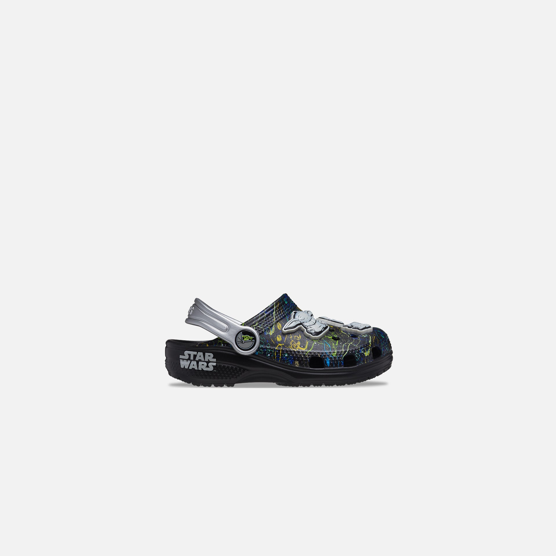 Crocs Kids Classic Grogu Clog - Black