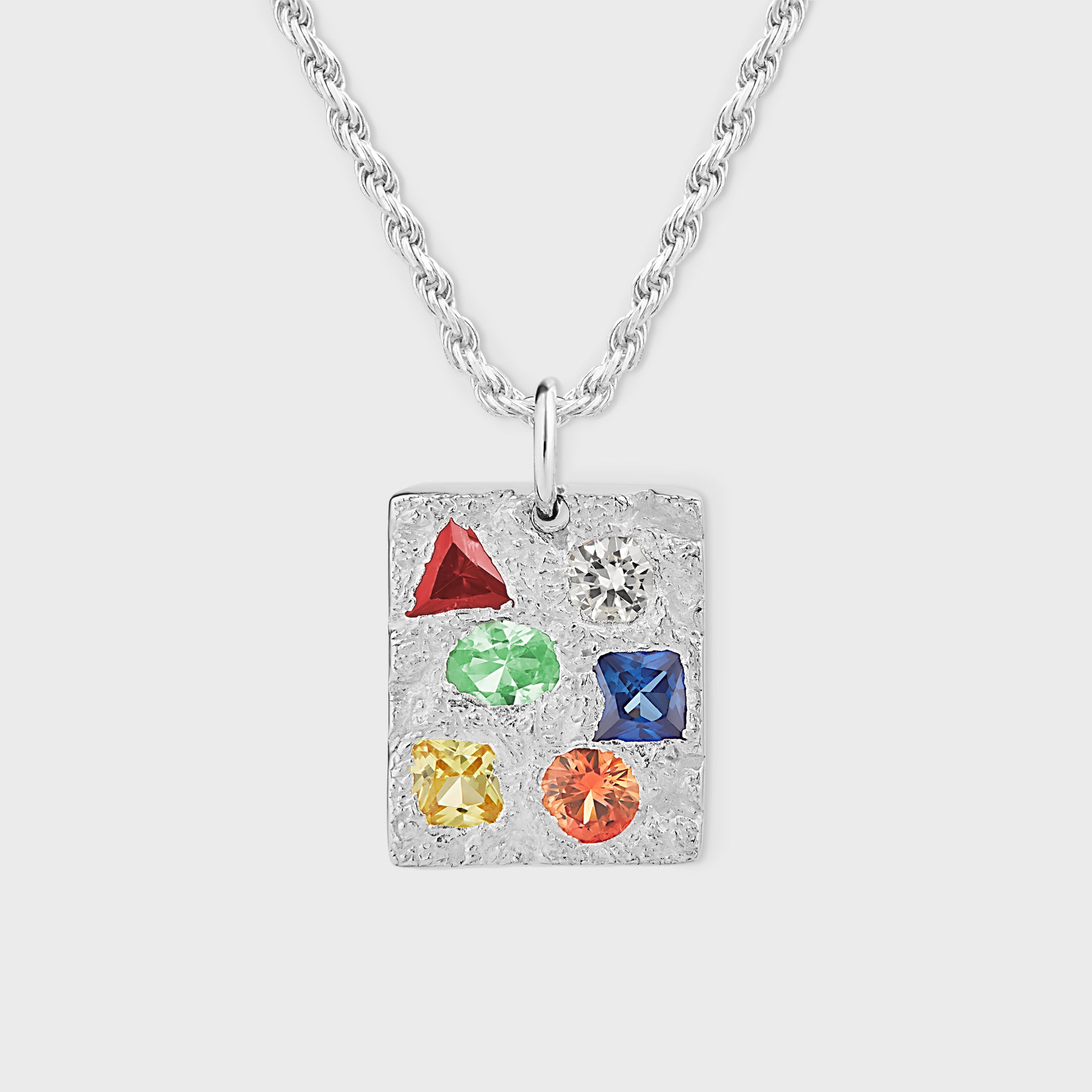 Bleue Burnham Cottage Rose Garden Pendant in Multi