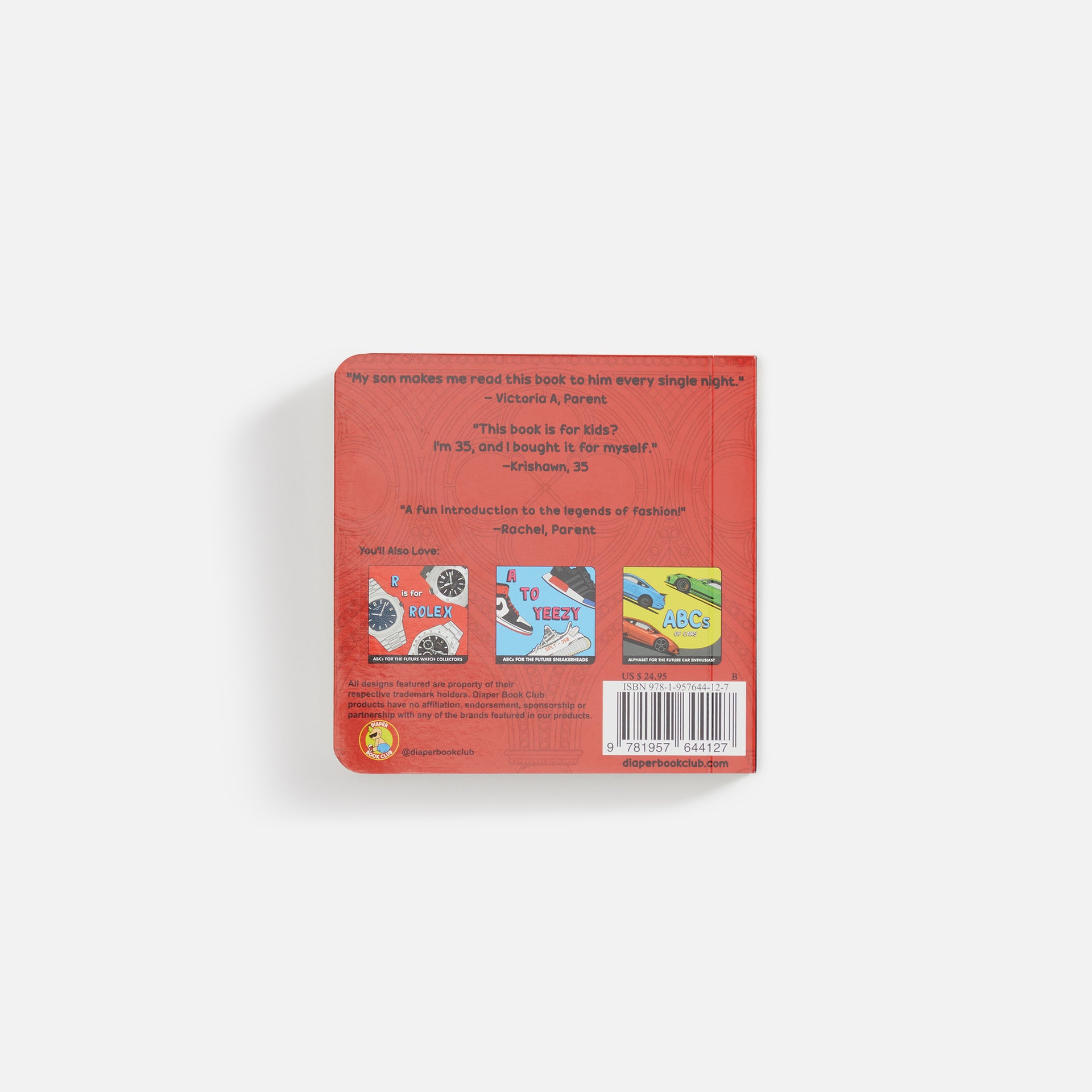 Diaper Book Club ABCs of Fashion - Alphabet for the Future Fashion