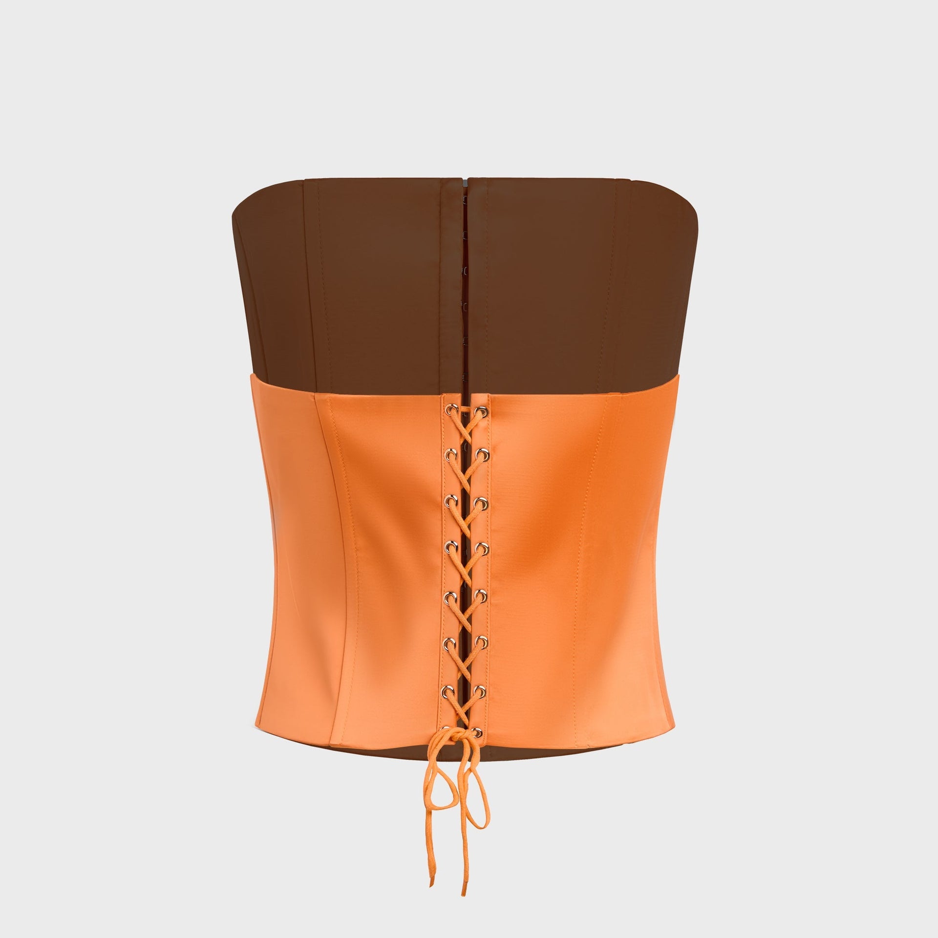 GUIZIO Satin Corset - Sunset