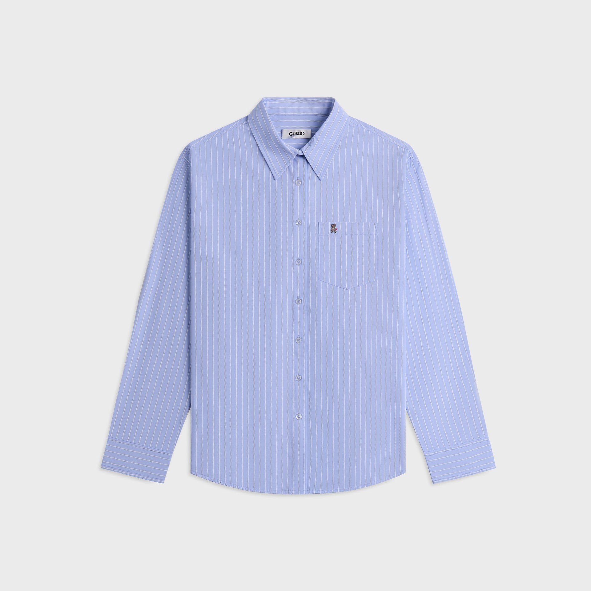 GUIZIO Oona Buttondown - Blue / White