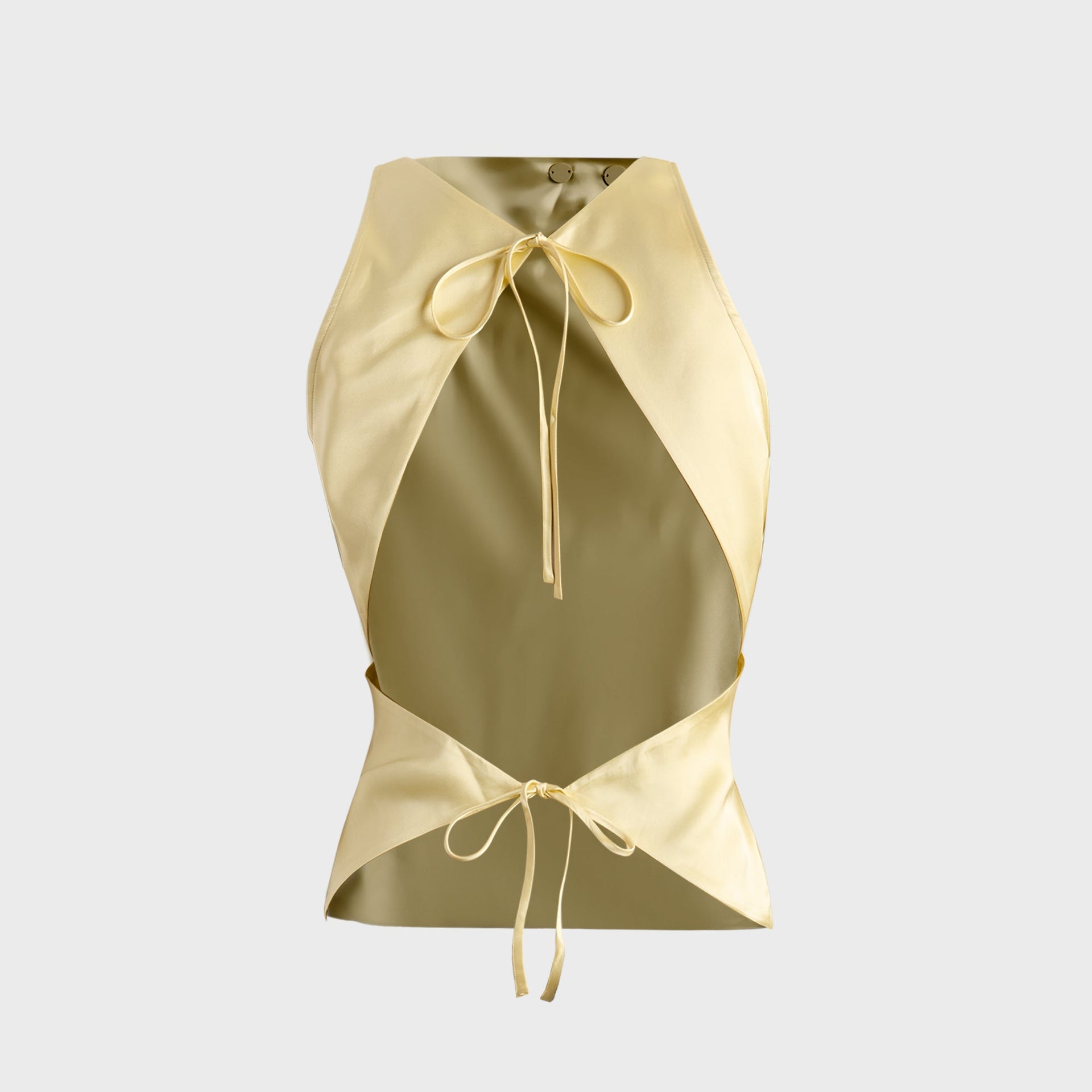 GUIZIO Regine Cowl Neck Top in Honey Butter