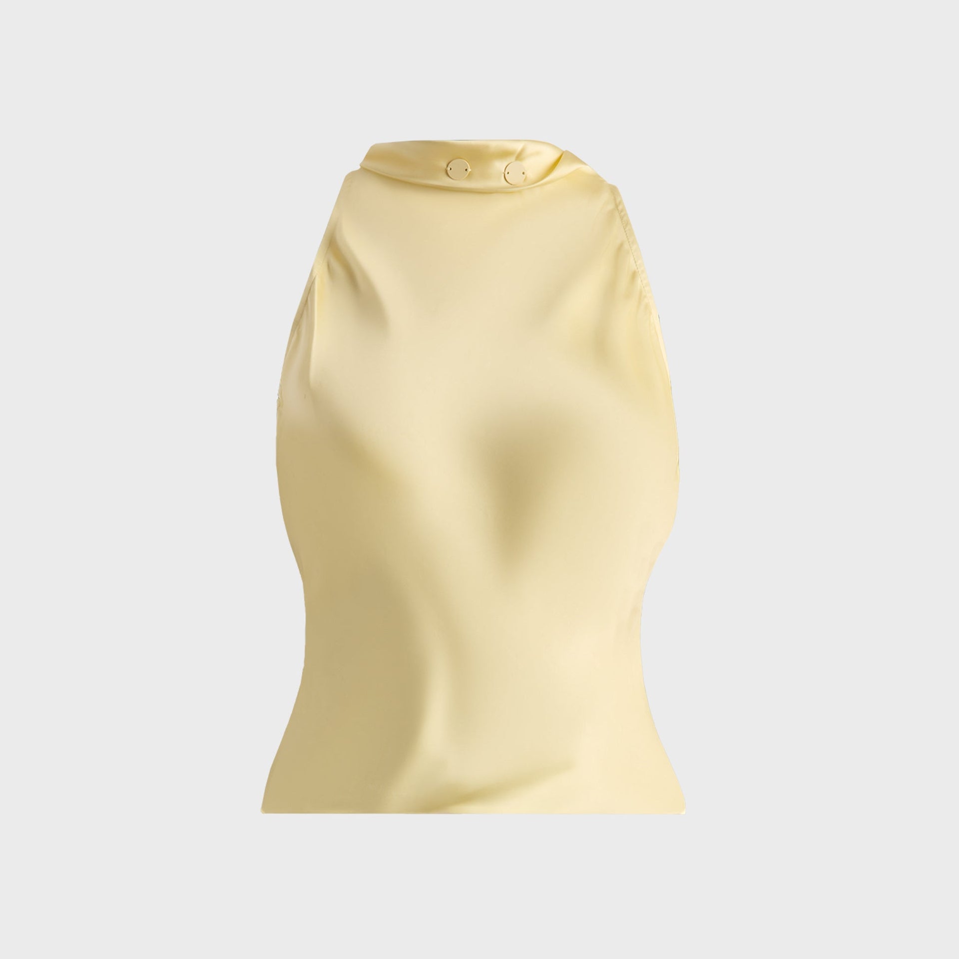 GUIZIO Regine Cowl Neck Top in Honey Butter