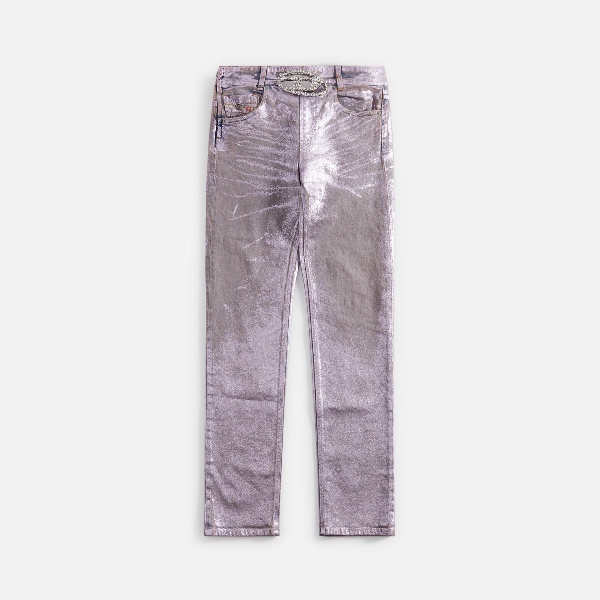 Diesel Logo Denim Pant - Pink