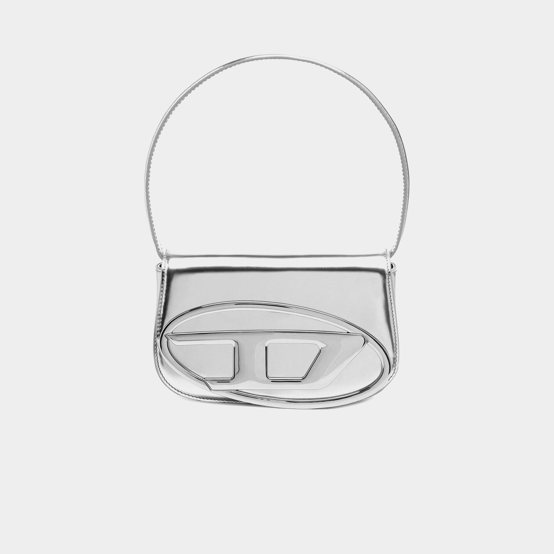 Diesel D Logo Bag - Silver Mirror