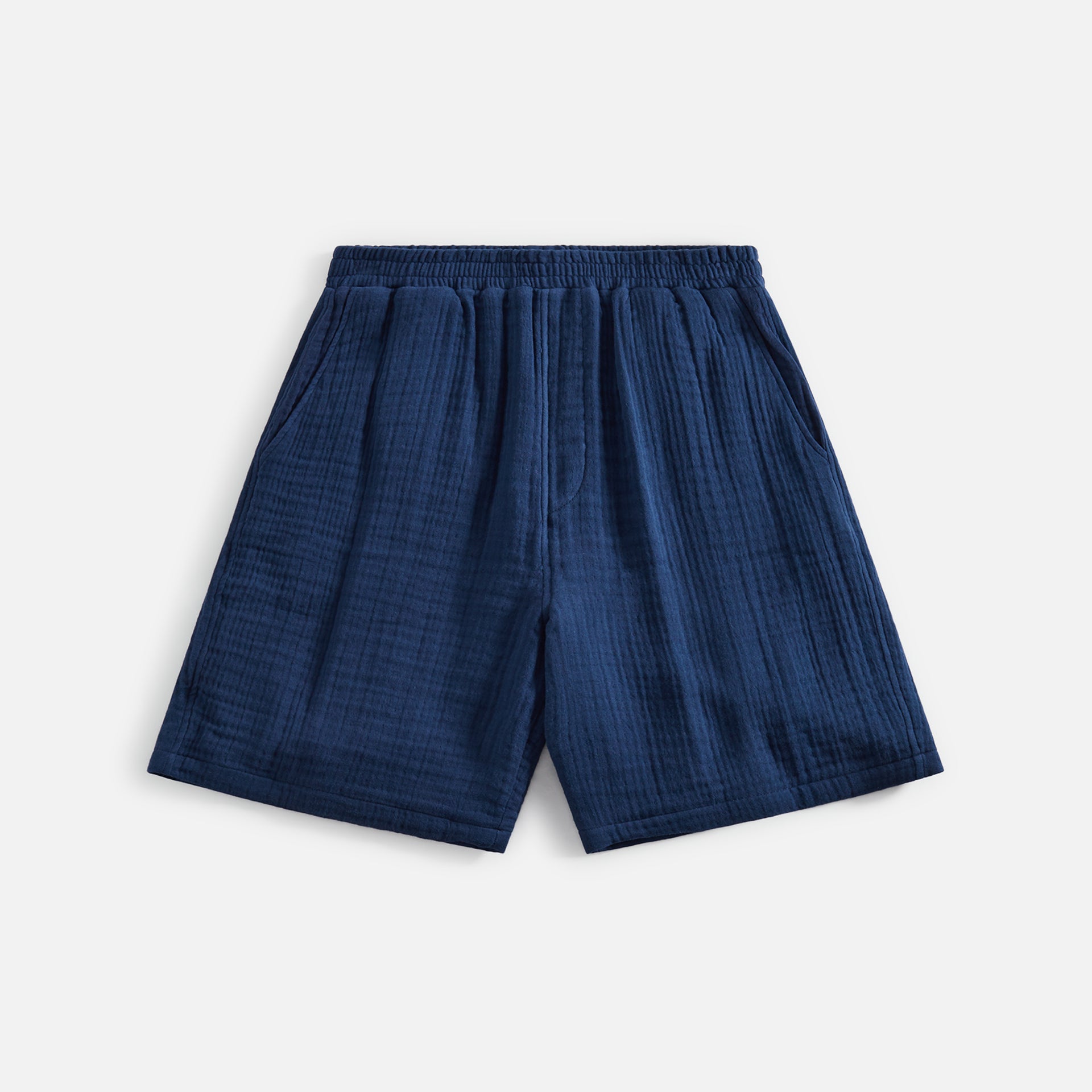 Daily Paper Enzi Seersucker Short - Pageant Blue