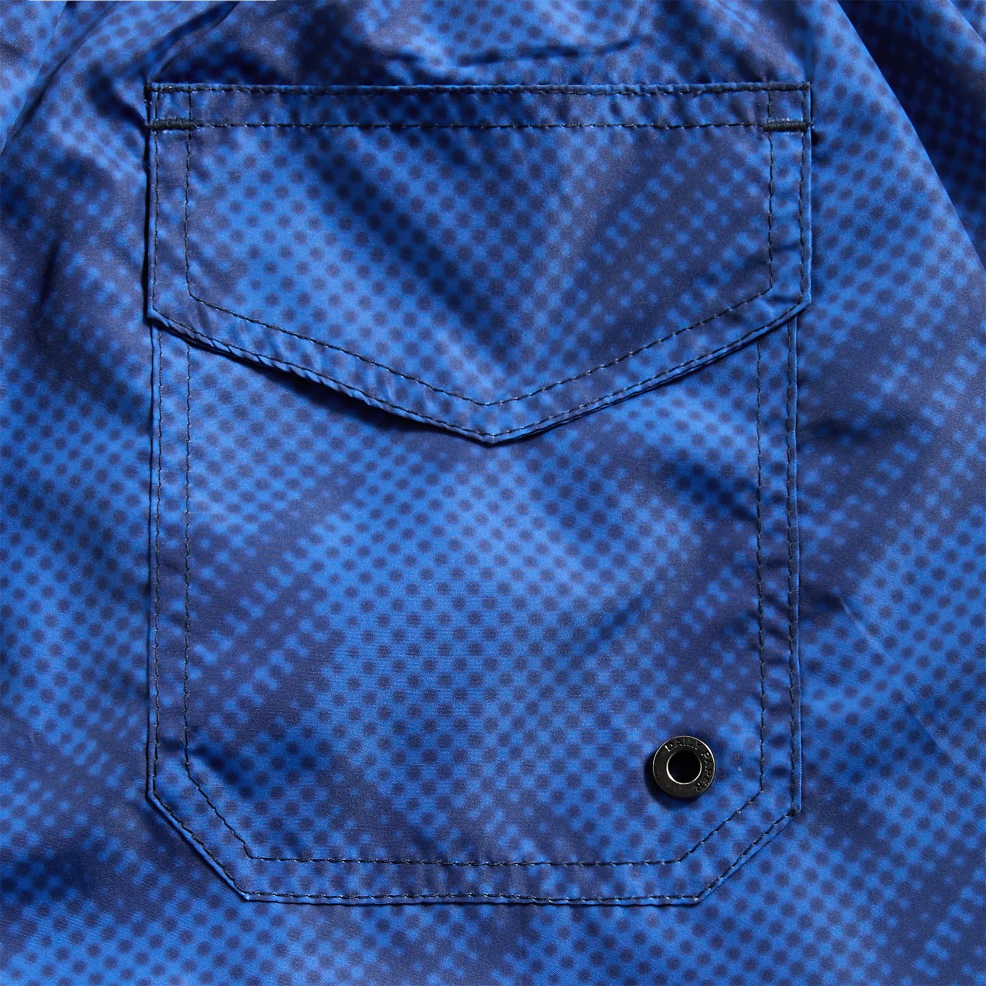 Daily Paper Dotted Monogram Swimshorts in True Blue