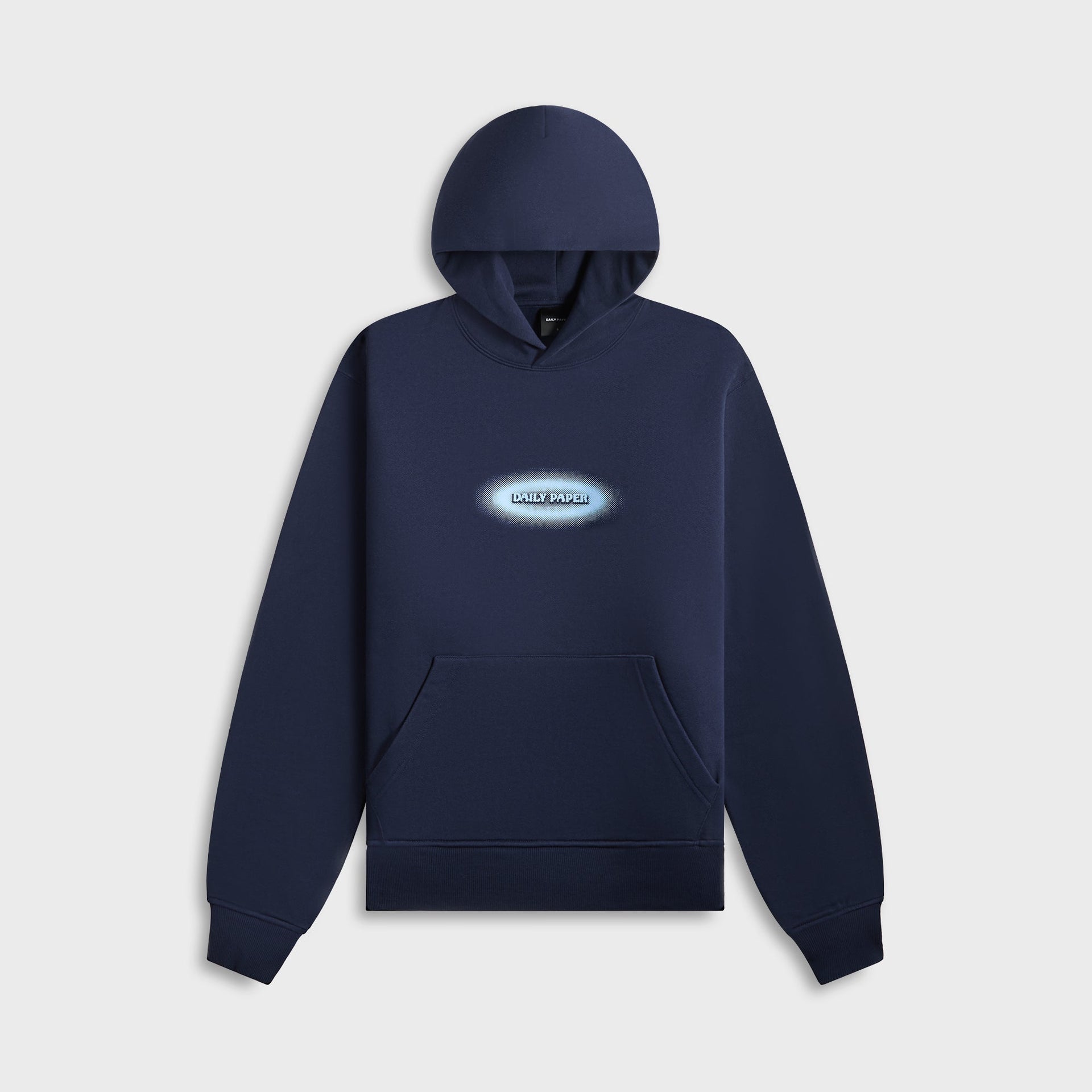 Daily Paper Dotted Logo Hoodie in Martime Blue