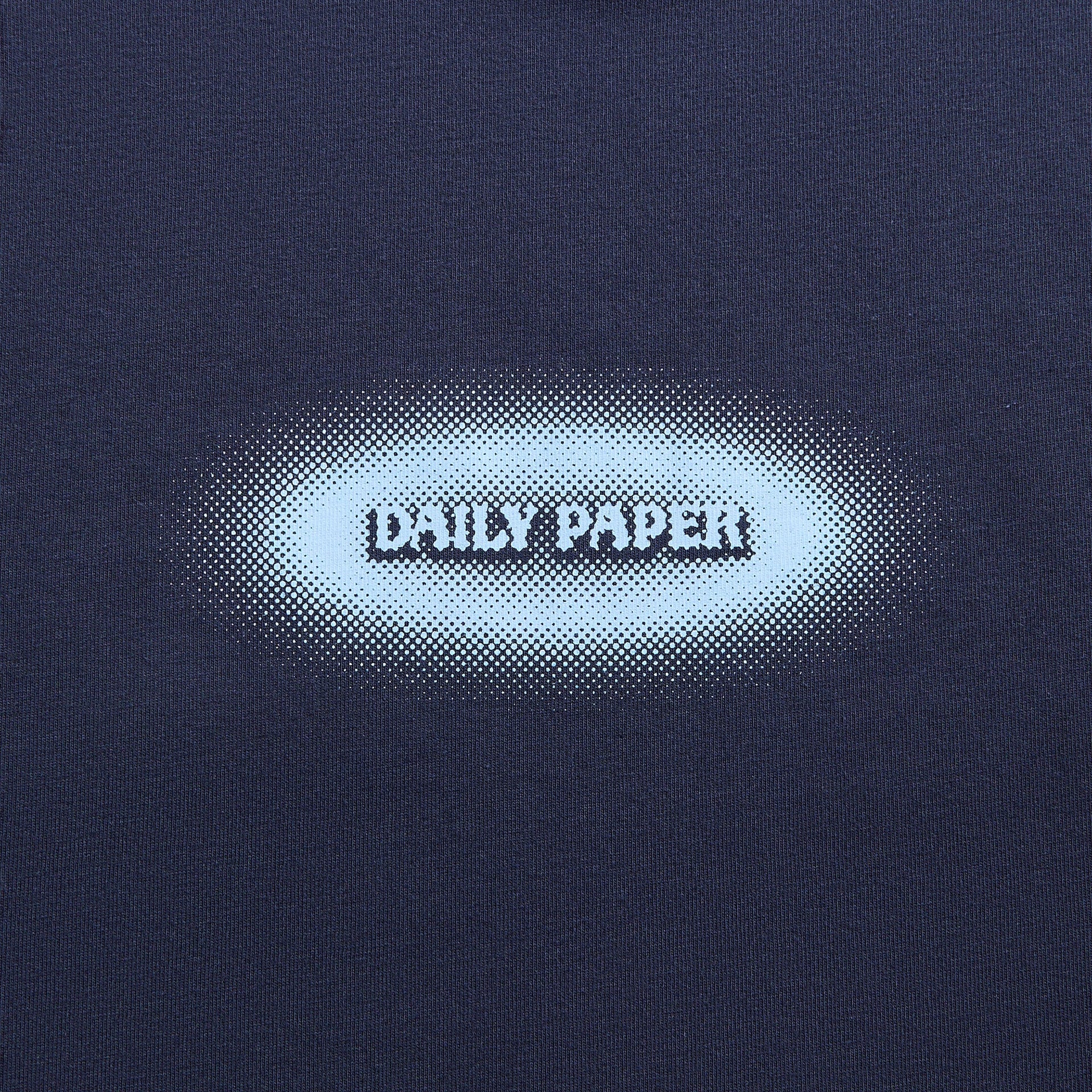 Daily Paper Dotted Logo Tee in Martime Blue