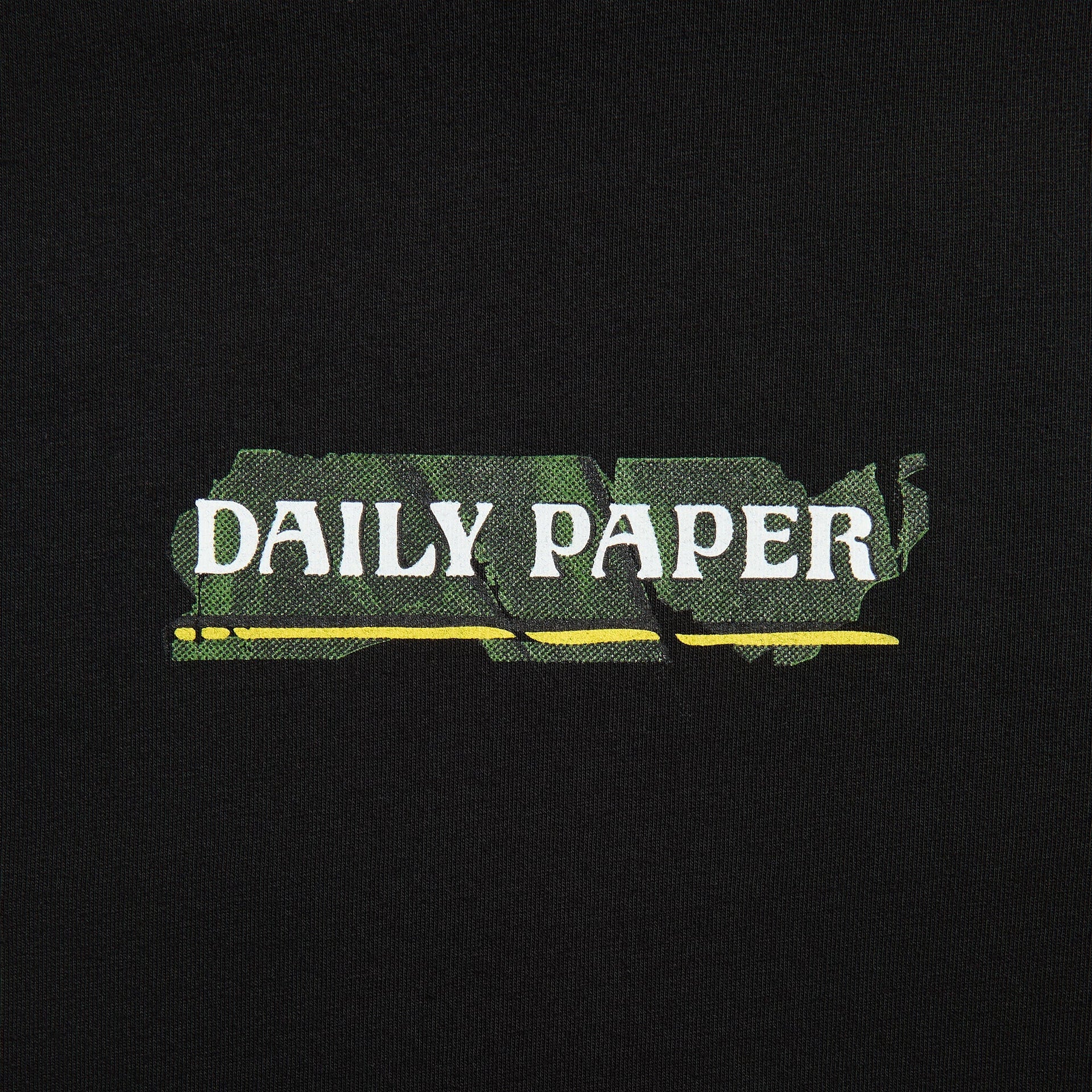Daily Paper Sticker Tee in Black