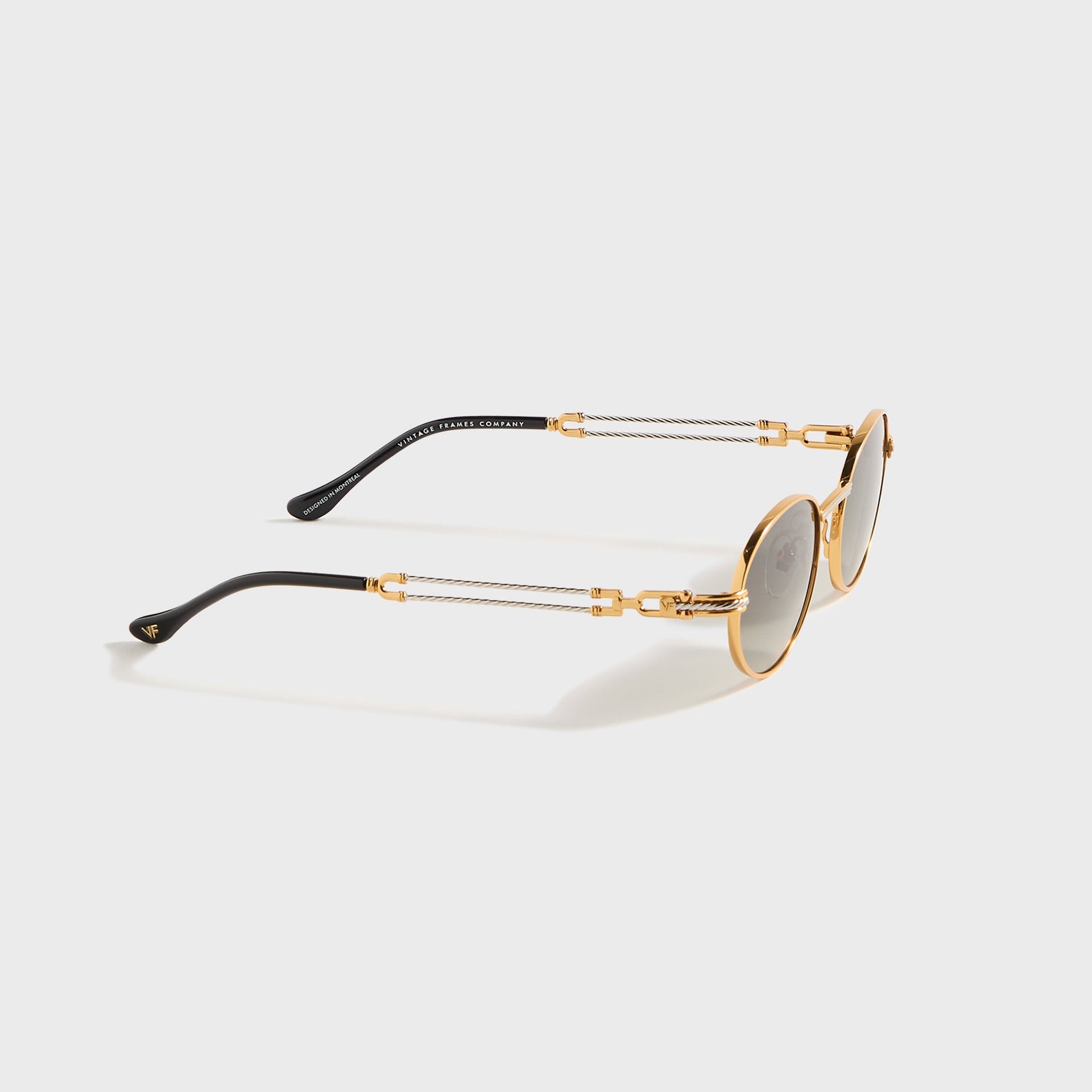 Vintage Frames Pac Double Rope Edition 18KT TwoinTone in Gold / Grey